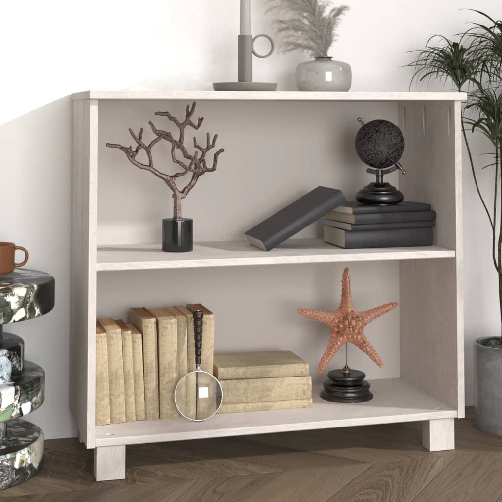 Vidaxl Sideboard White 33.5''X13.8''X31.5'' Solid Wood Pine