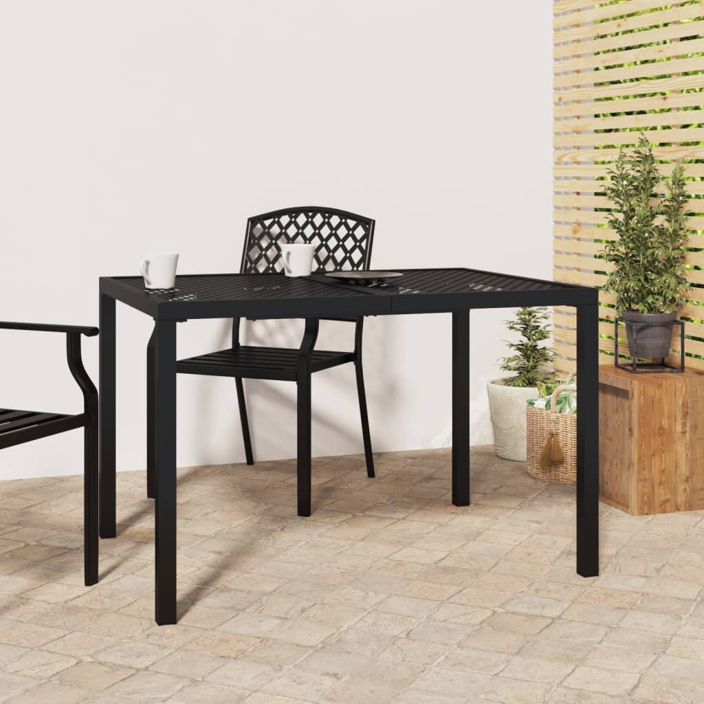 Vidaxl Patio Table Anthracite 43.3''X31.5''X28.3'' Steel