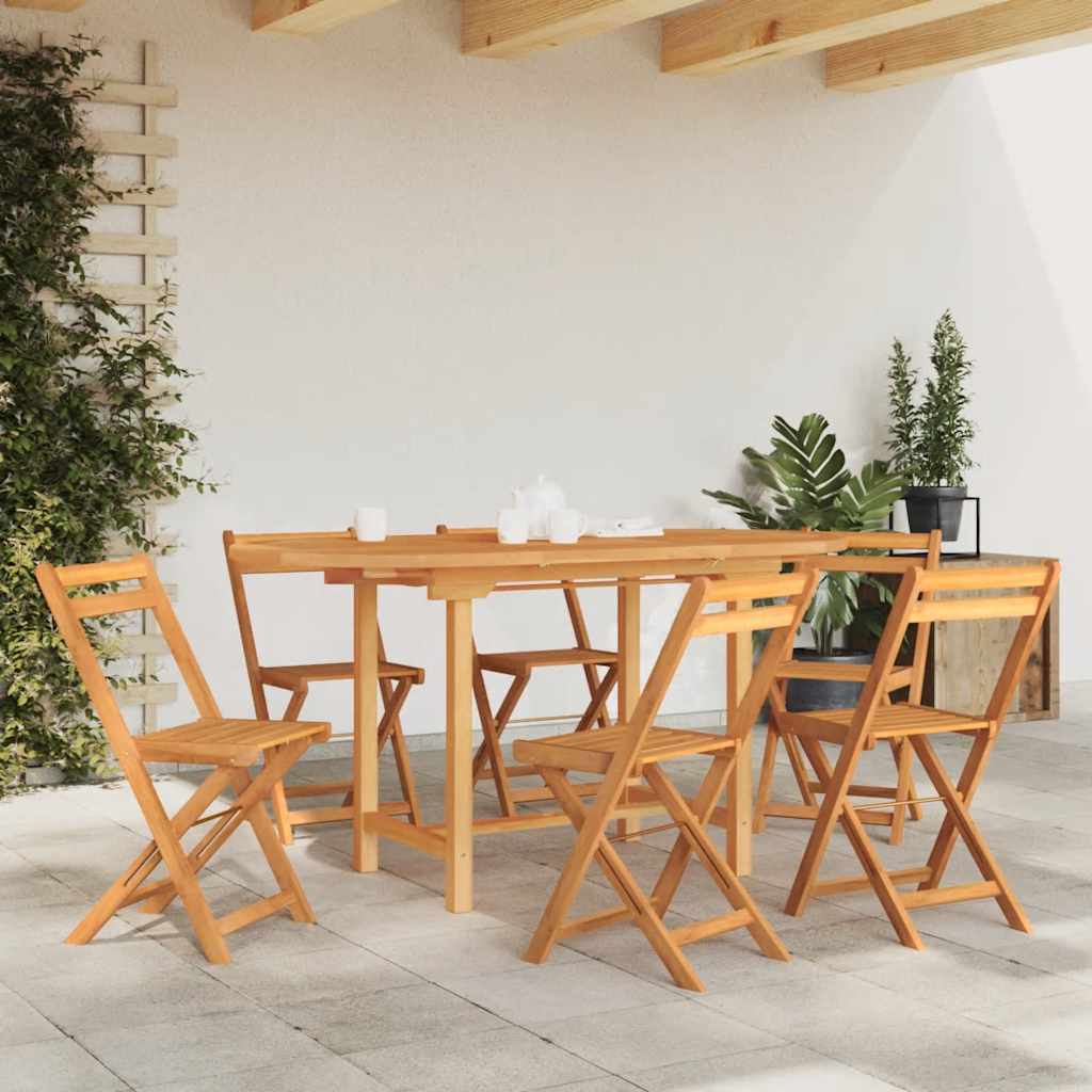 Vidaxl Extending Patio Table 43.3''-63''X31.5''X29.5'' Solid Wood Teak