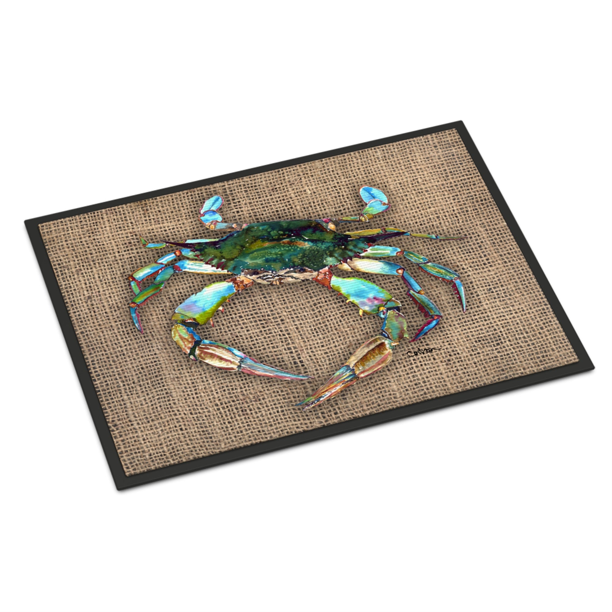 'Caroline'S Treasures 8731Jmat Crab Indoor Or Outdoor Doormat, 24'''' X 36'''', Multicolor''