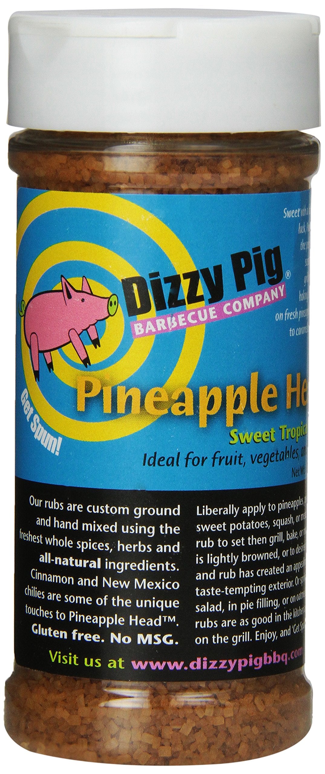 Dizzy Pig Bbq Pineapple Head Rub Spice - 8.7 Oz.