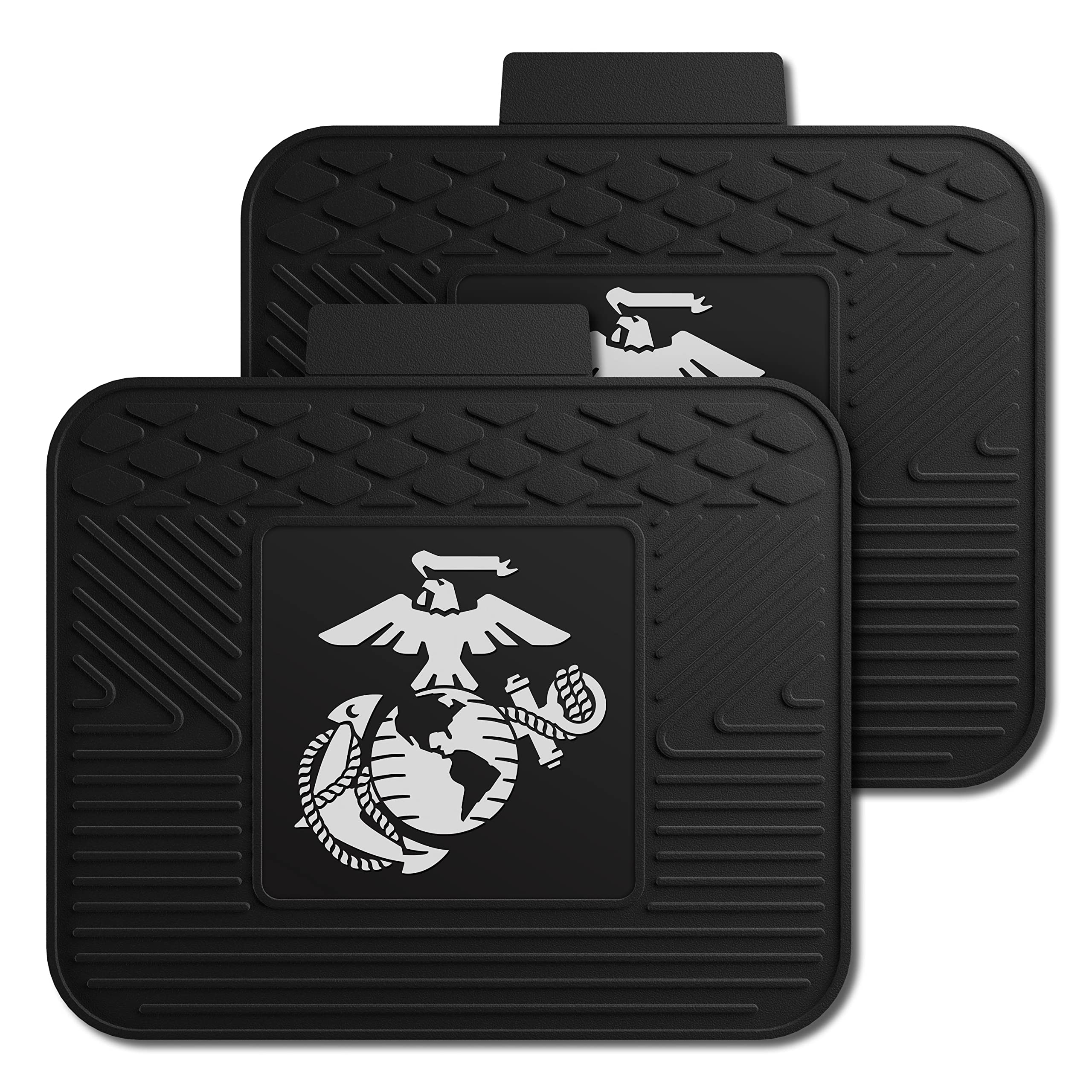 Fanmats - 16948 Fanmats Military Marines Utility Mat - 2 Piece,Team Color,14X17