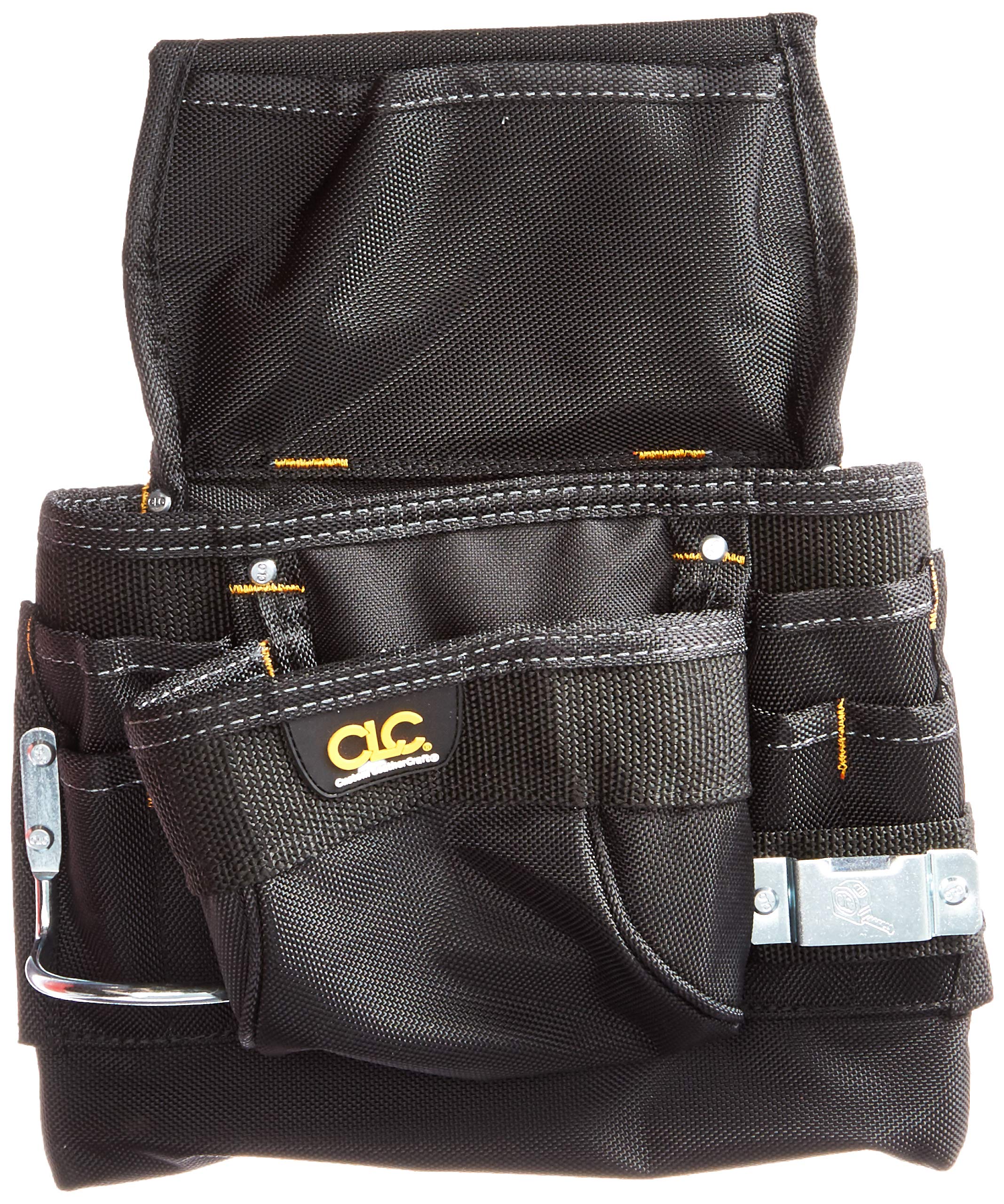 Clc Custom Leathercraft 5833 Ballistic Poly Nail And Tool Bag 9 Pocket