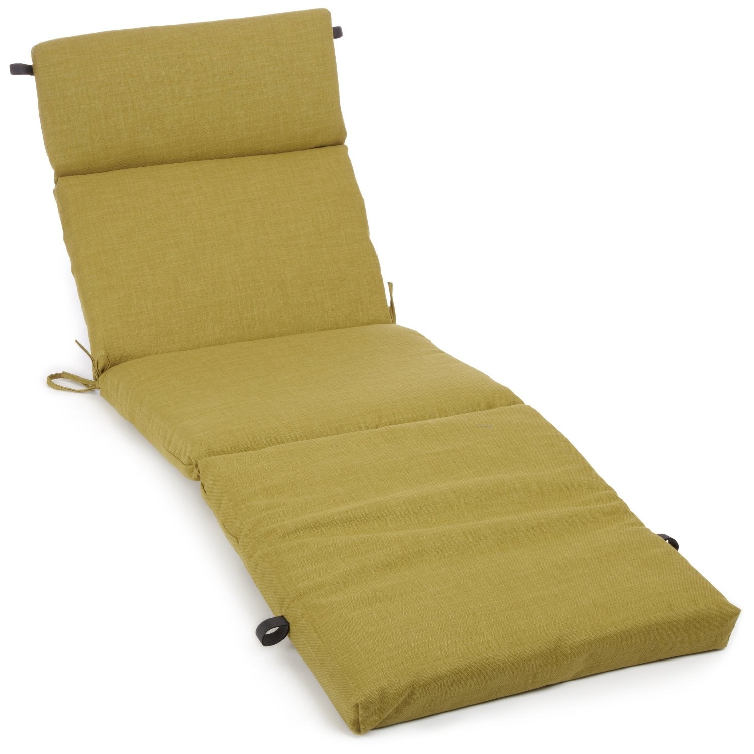 72-Inch Outdoor Chasie Lounge Cushion - Avocado