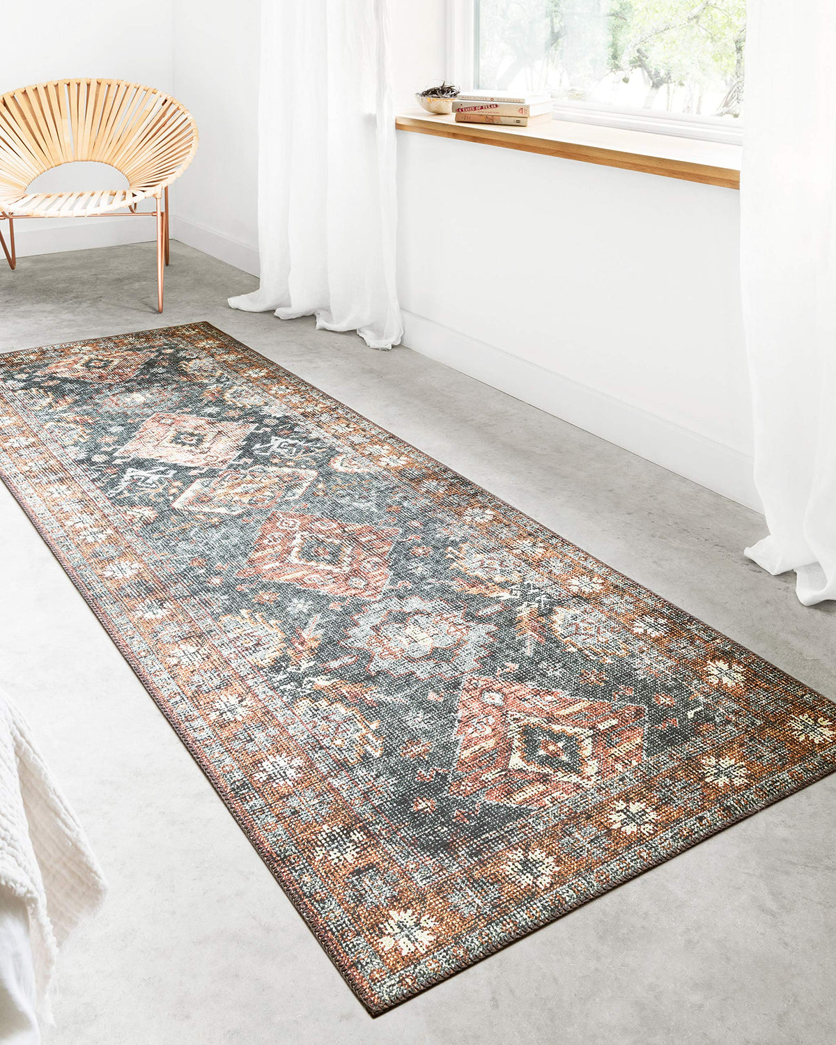 Loloi Ii Skye Collection Sky-10 Sea Rust, Traditional 2-3 X 3-9 Accent Rug