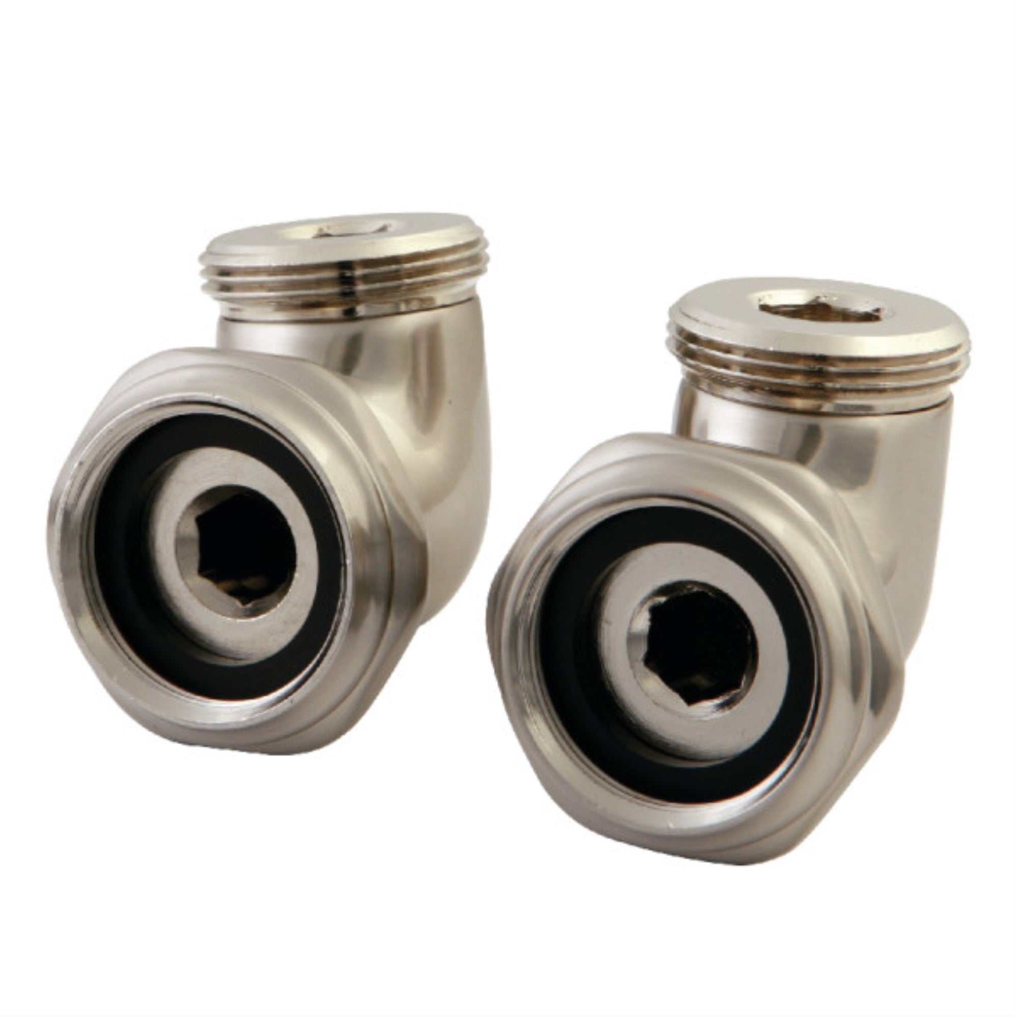 Kingston Brass Abt136-8 L Shape Elbow For Cc457T8 Tub Filler, Brushed Nickel