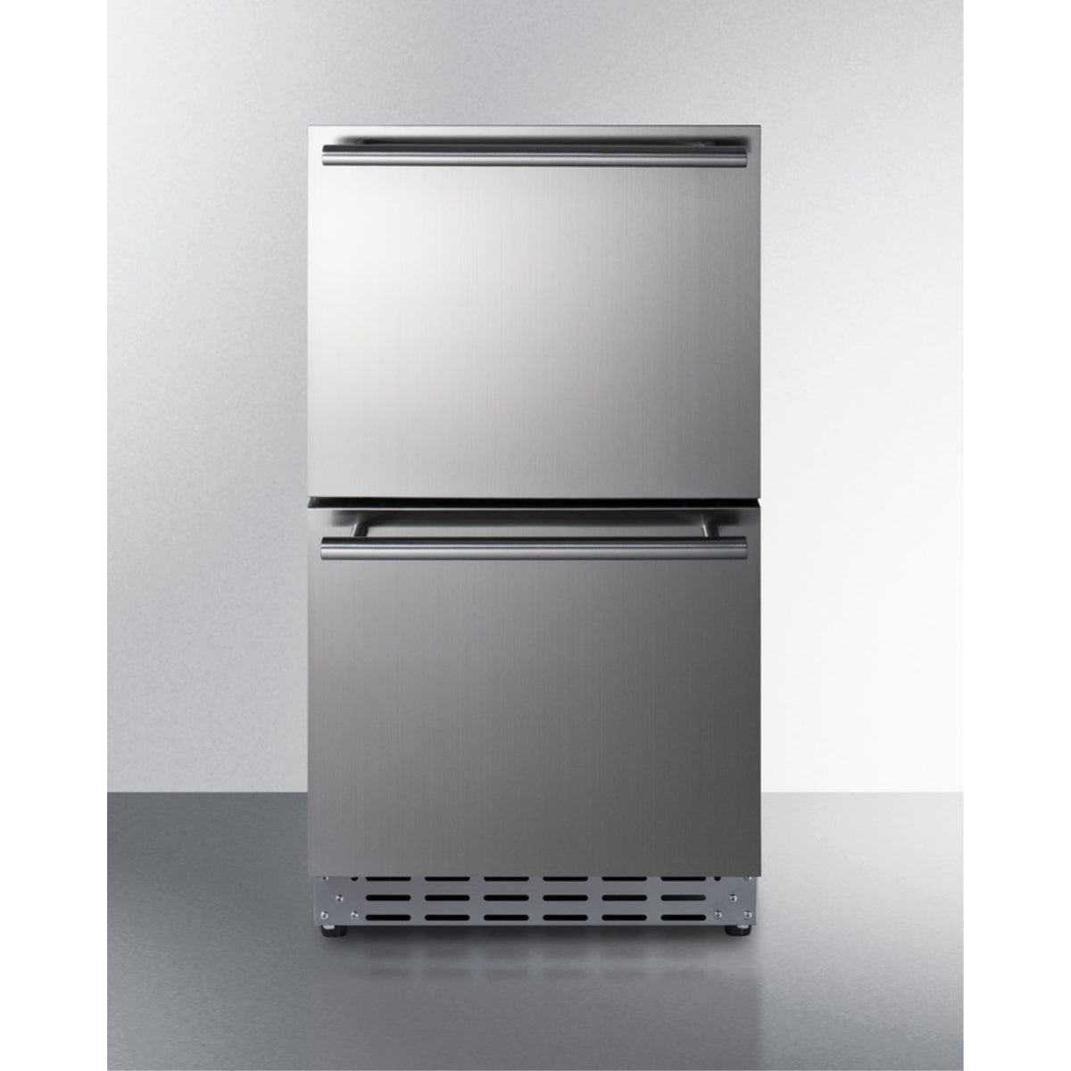 18 Inch 2 Drawer Refrigerator In Ada Height For Outdoor Or Indoor Use