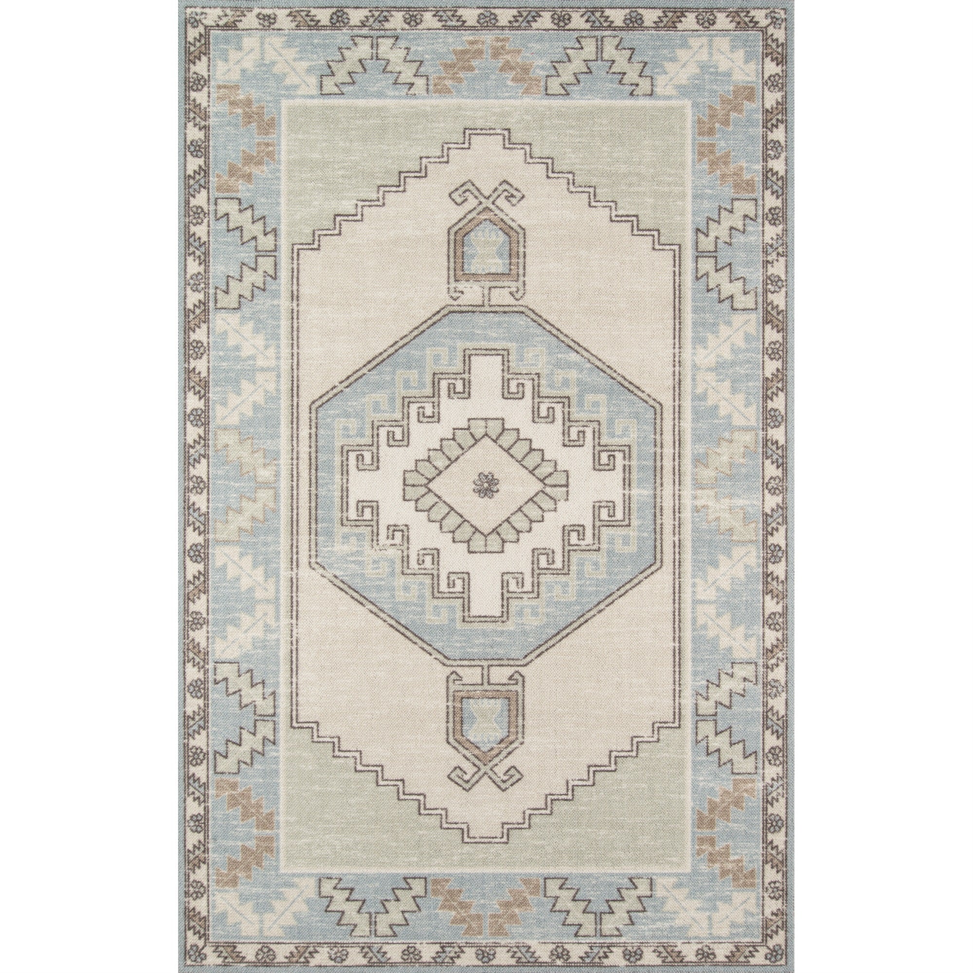 Momeni Anatolia Ana-2 Light Blue  6'6'' X 9'