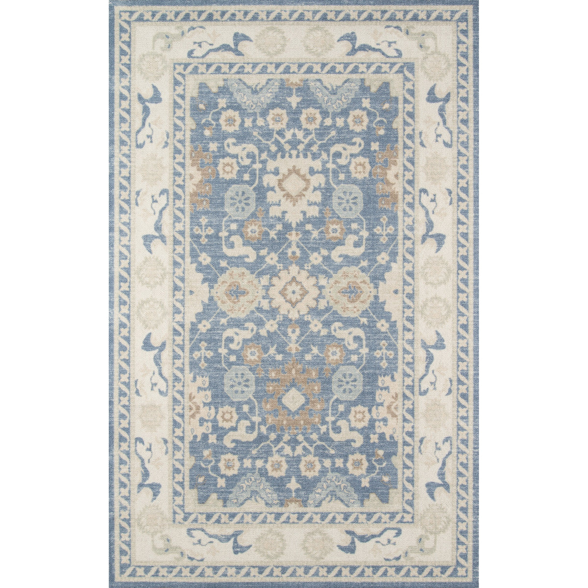 Momeni Anatolia Ana-7 Light Blue  2'3'' X 7'6'' Runner