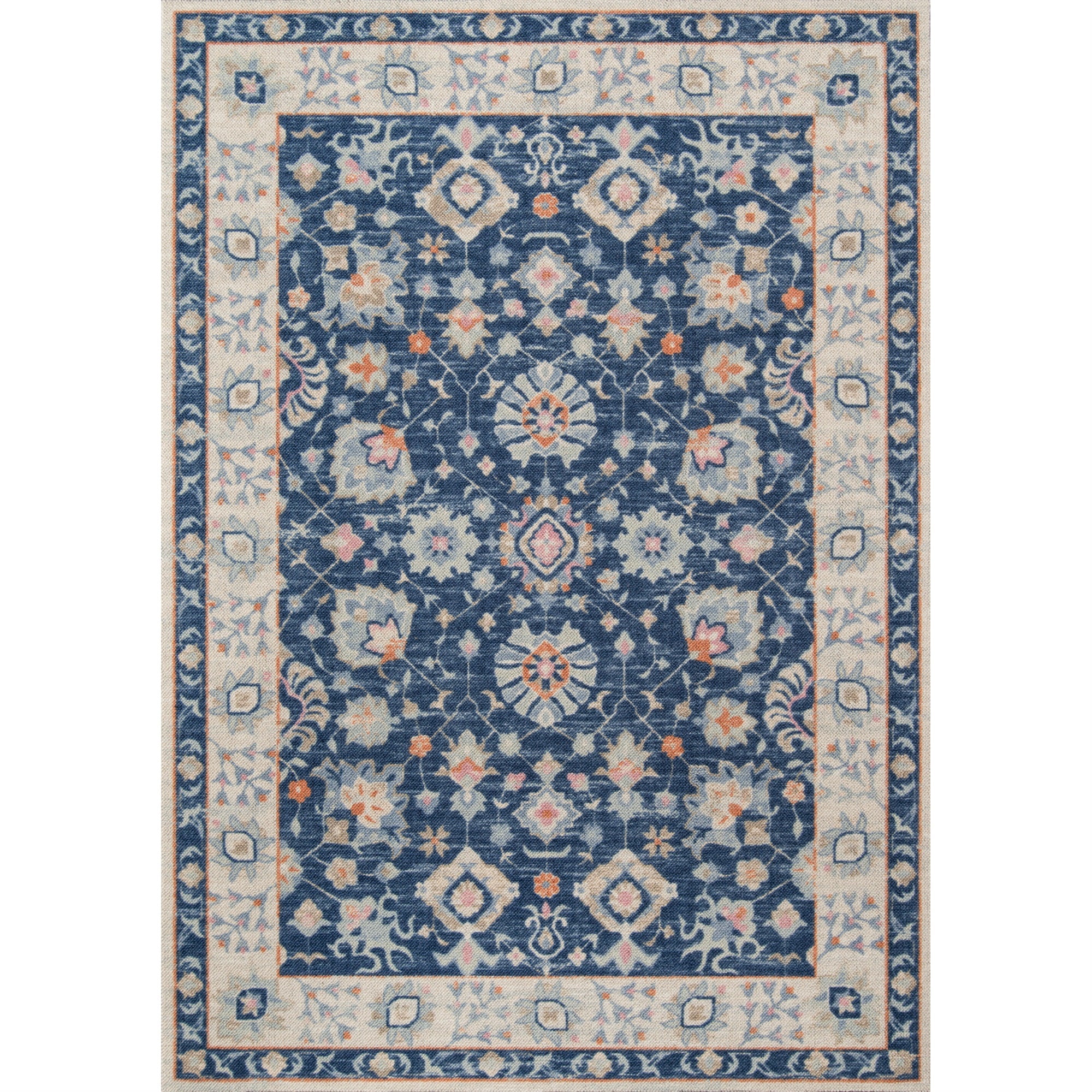 Momeni Anatolia Ana-8 Navy  5'3'' X 7'6''