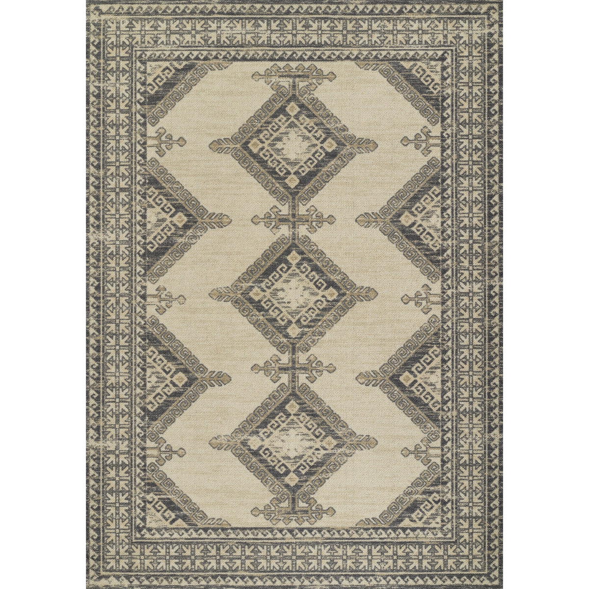 Momeni Anatolia Ana10/Charcoal -2'3'' X 7'6'' Runner