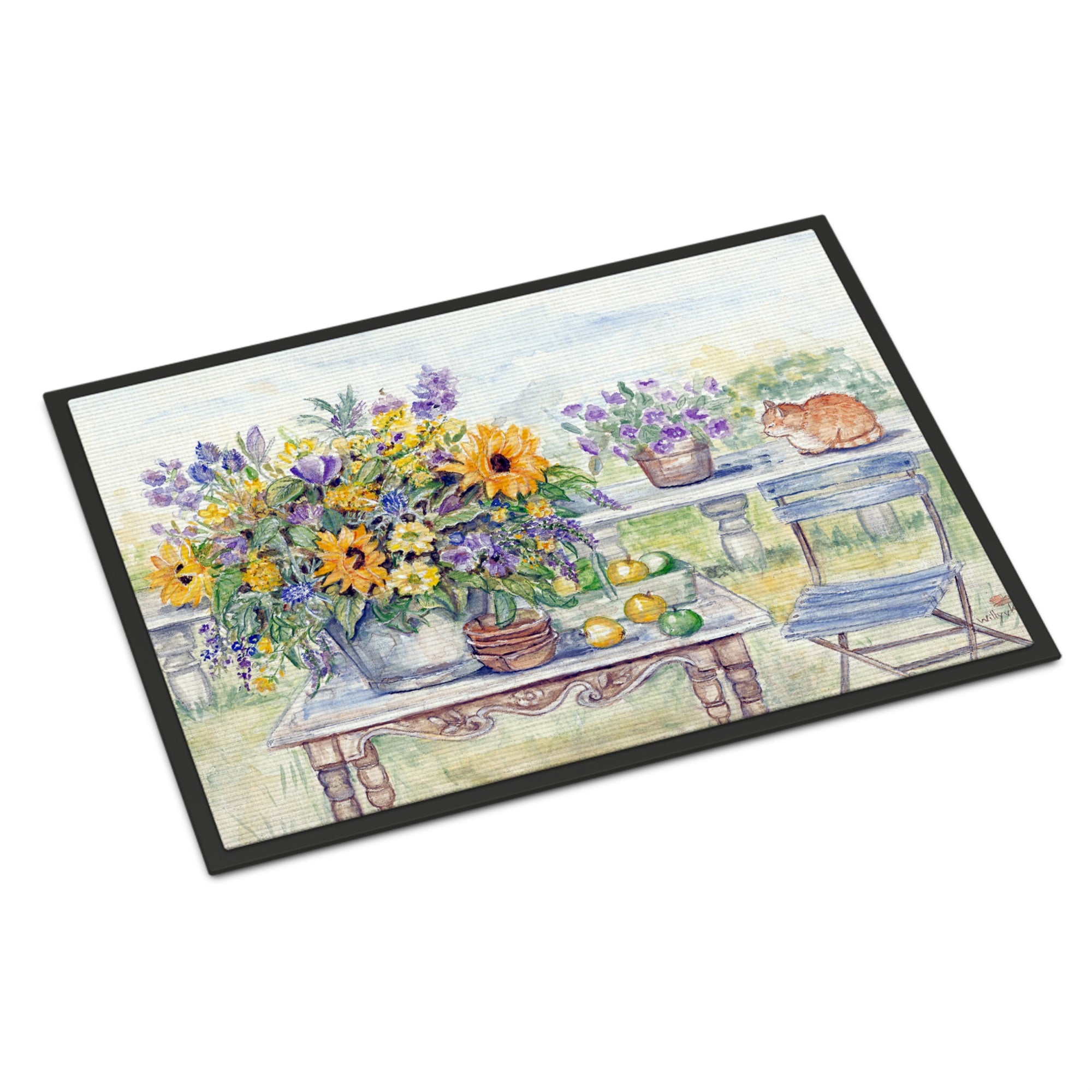 'Caroline'S Treasures Patio Bouquet Of Flowers Indoor Or Outdoor Mat 18X27 Aph3566Mat, 18'''' X 27'''', Multicolor''