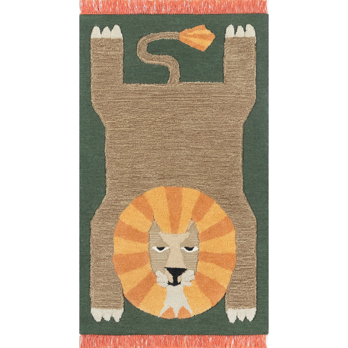 Novogratz Atticus Atc-1 Green Leon 5' X 7'