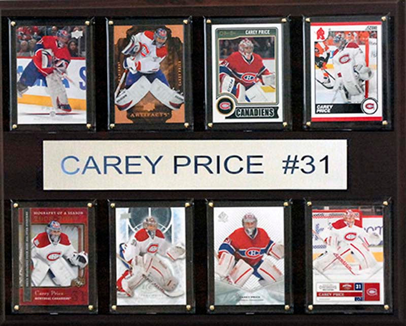 Nhl 12''X15'' Carey Price Montreal Canadiens 8-Card Plaque
