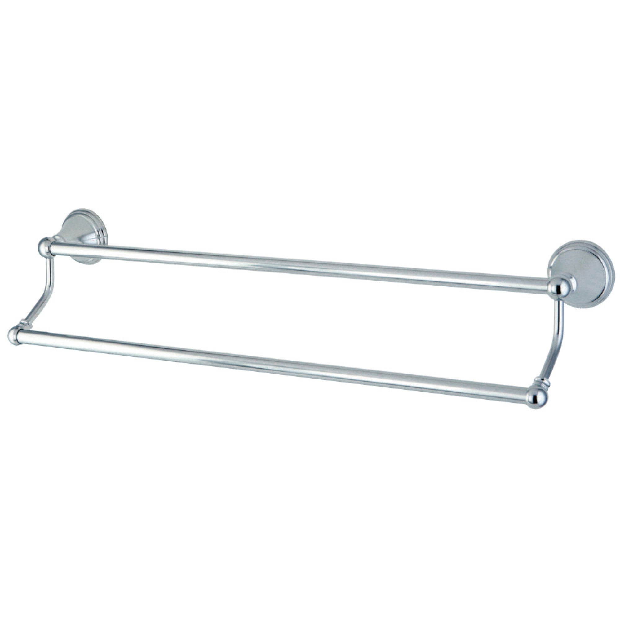 Kingston Brass Ba297318C Governor 18'' Dual Towel Bar, Polished Chrome