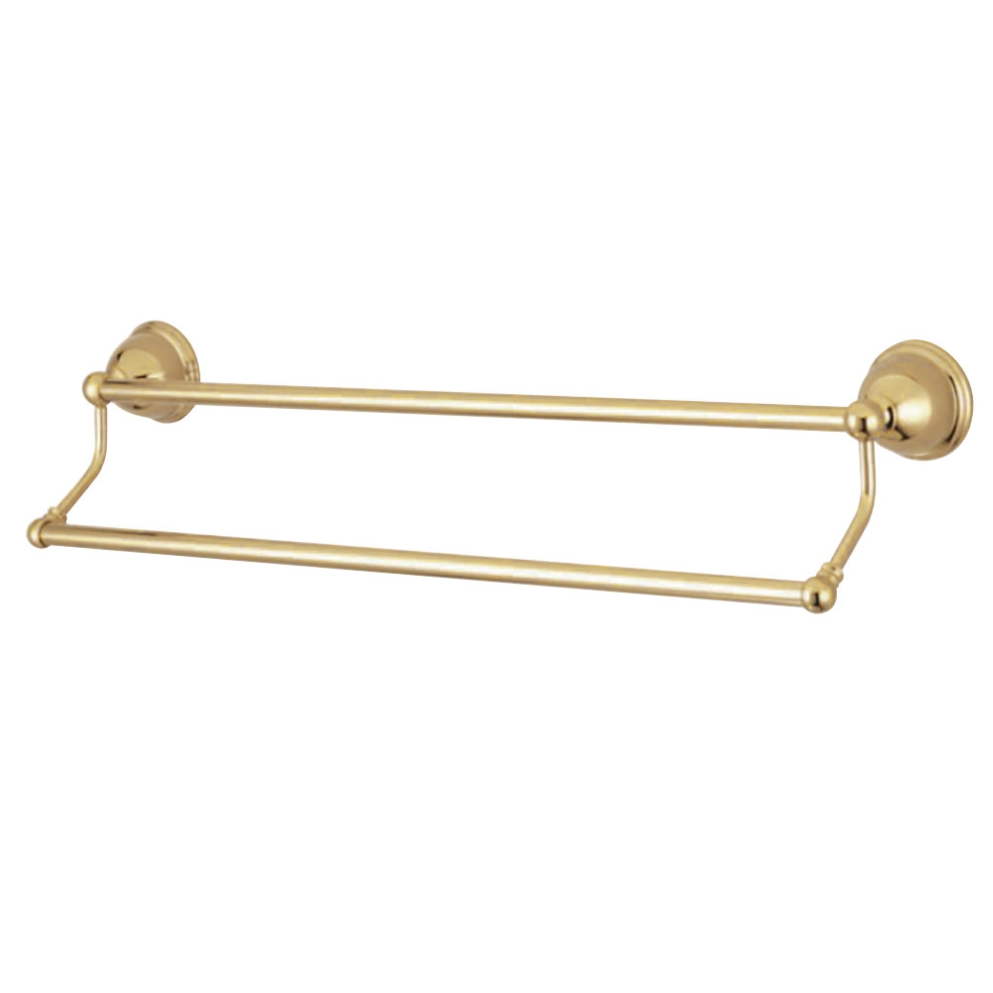 Kingston Brass Ba396318Pb Restoration 18'' Dual Towel Bar, Polished Brass