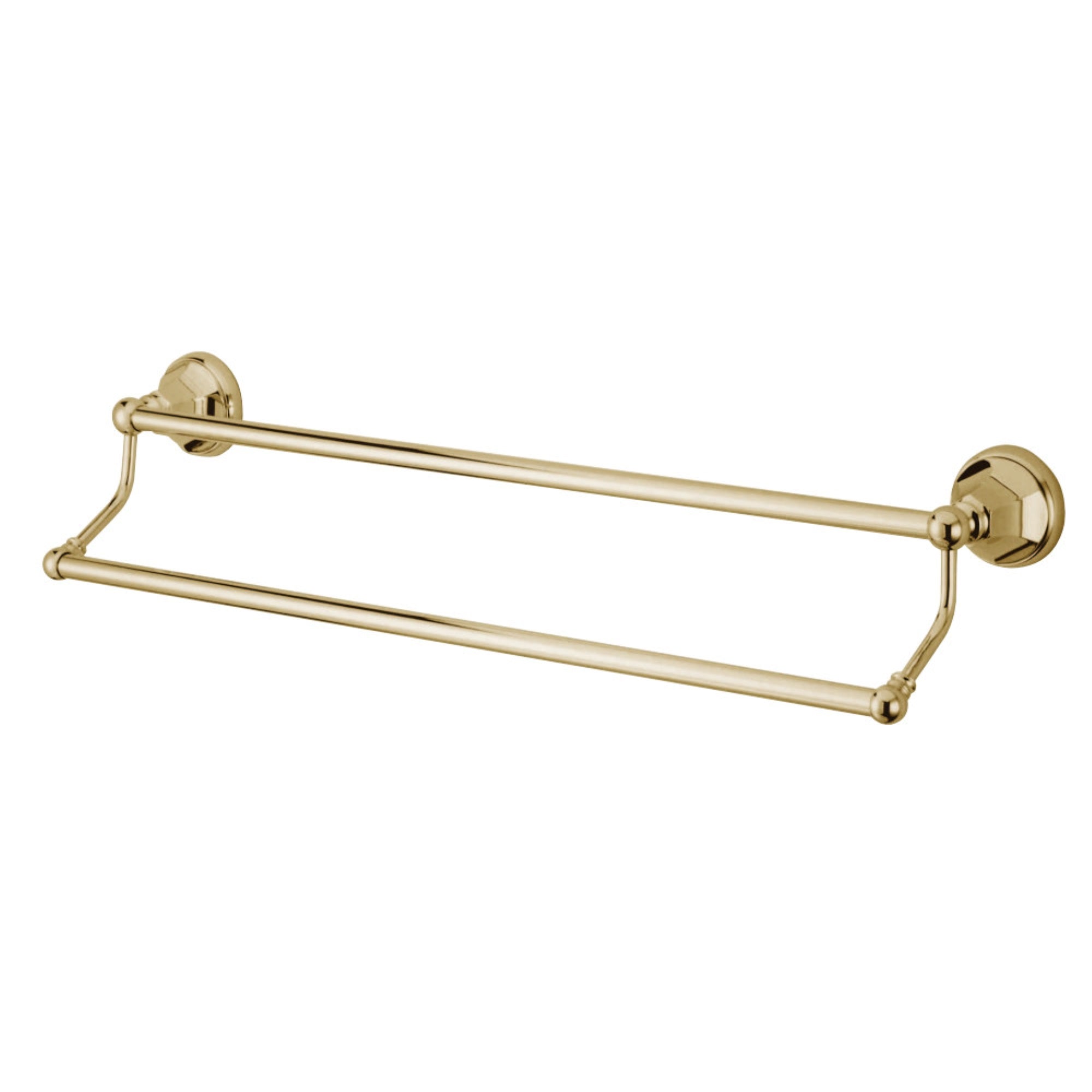 Kingston Brass Ba481318Pb Metropolitan 18-Inch Dual Towel Bar, Polished Brass