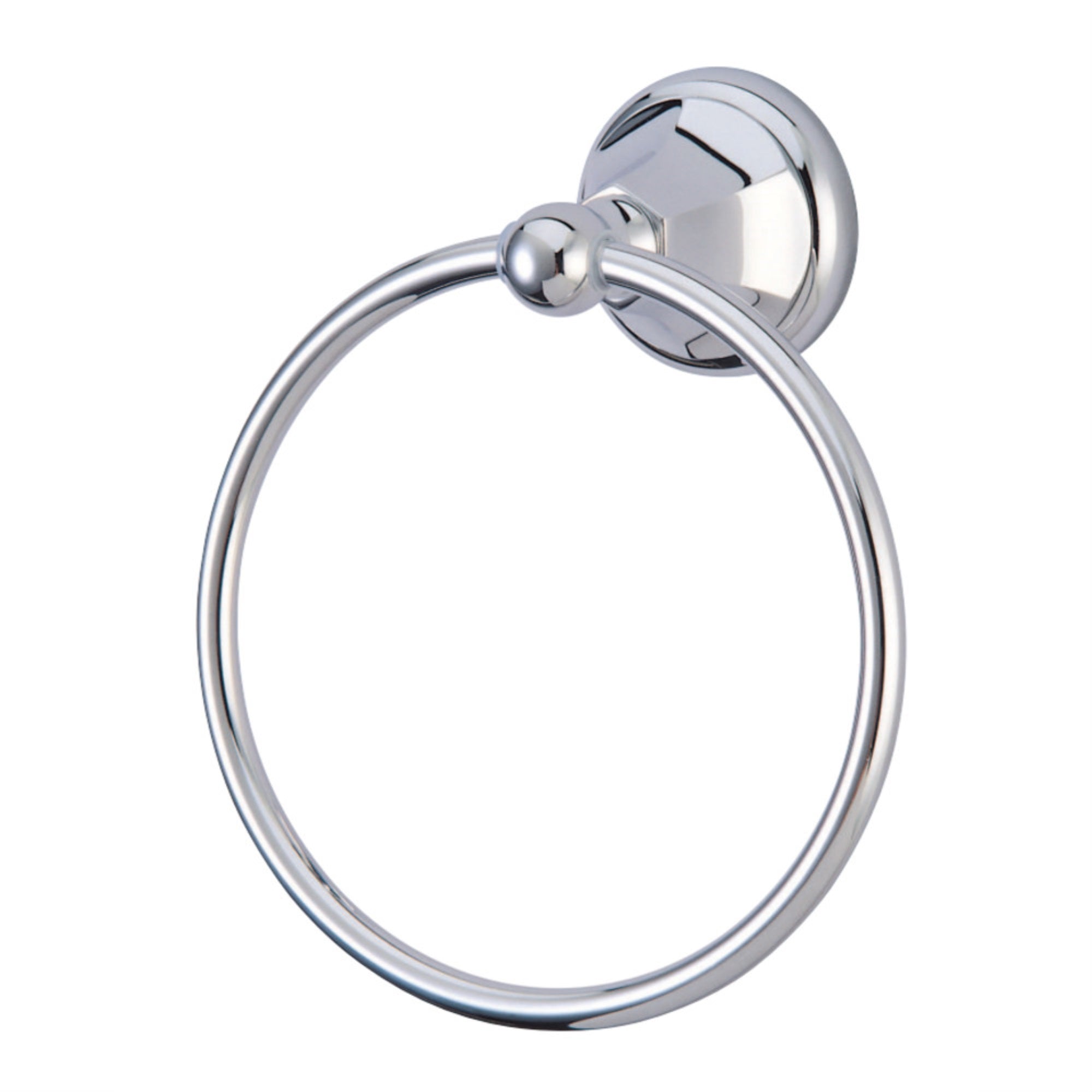 Kingston Brass Ba4814C Metropolitan 6-Inch Towel Ring, Polished Chrome
