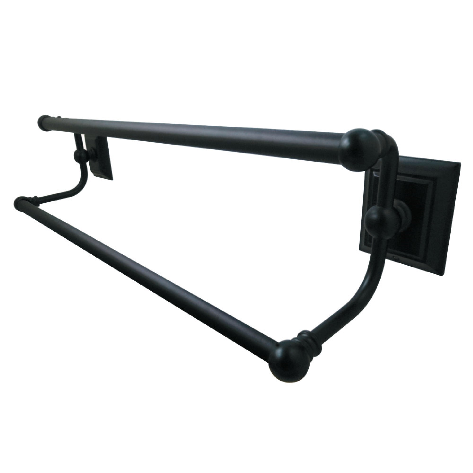 Kingston Brass Ba6013Orb Millennium 24'' Dual Towel Bar, Oil Rubbed Bronze