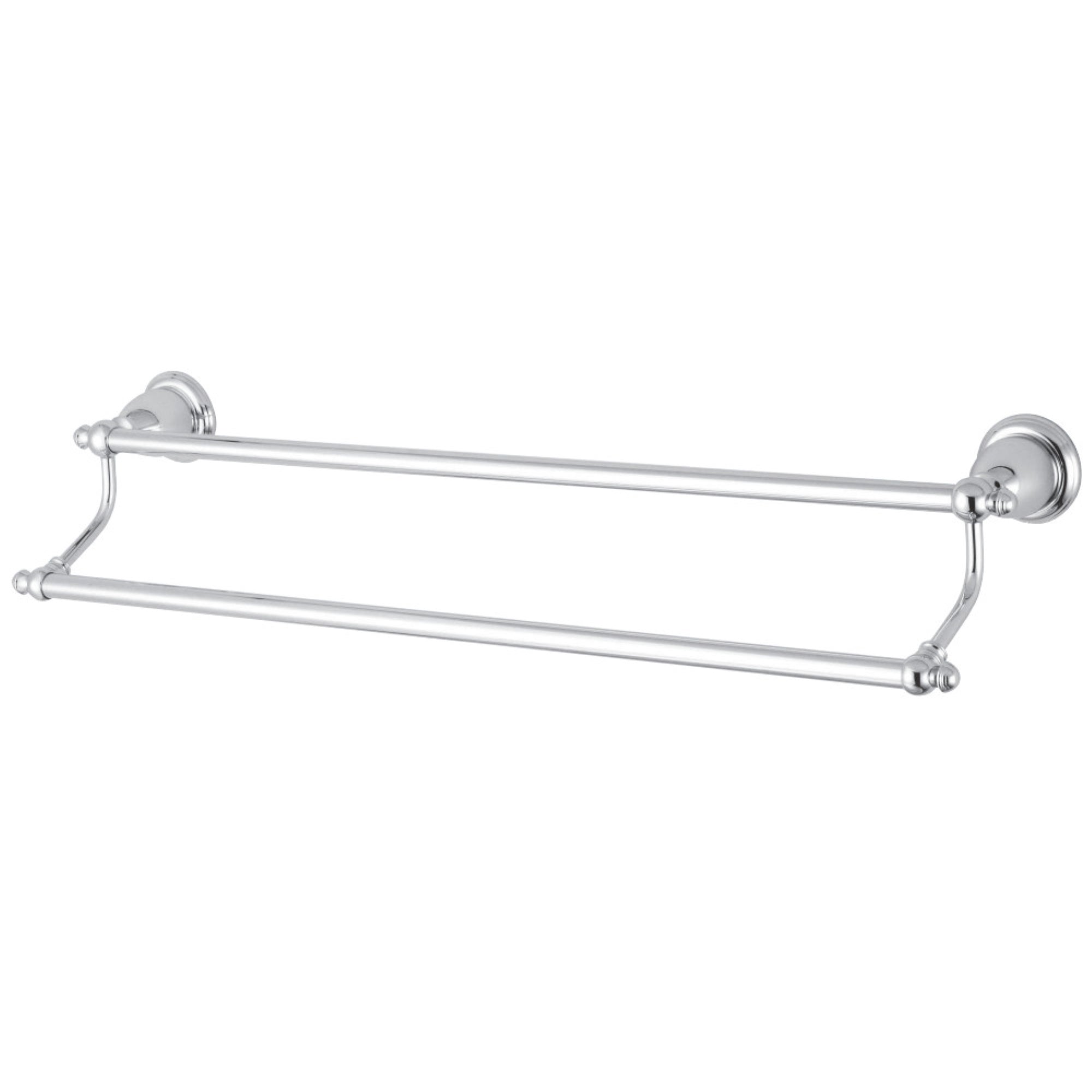 Kingston Brass Ba7973C English Vintage 24'' Dual Towel Bar, Polished Chrome