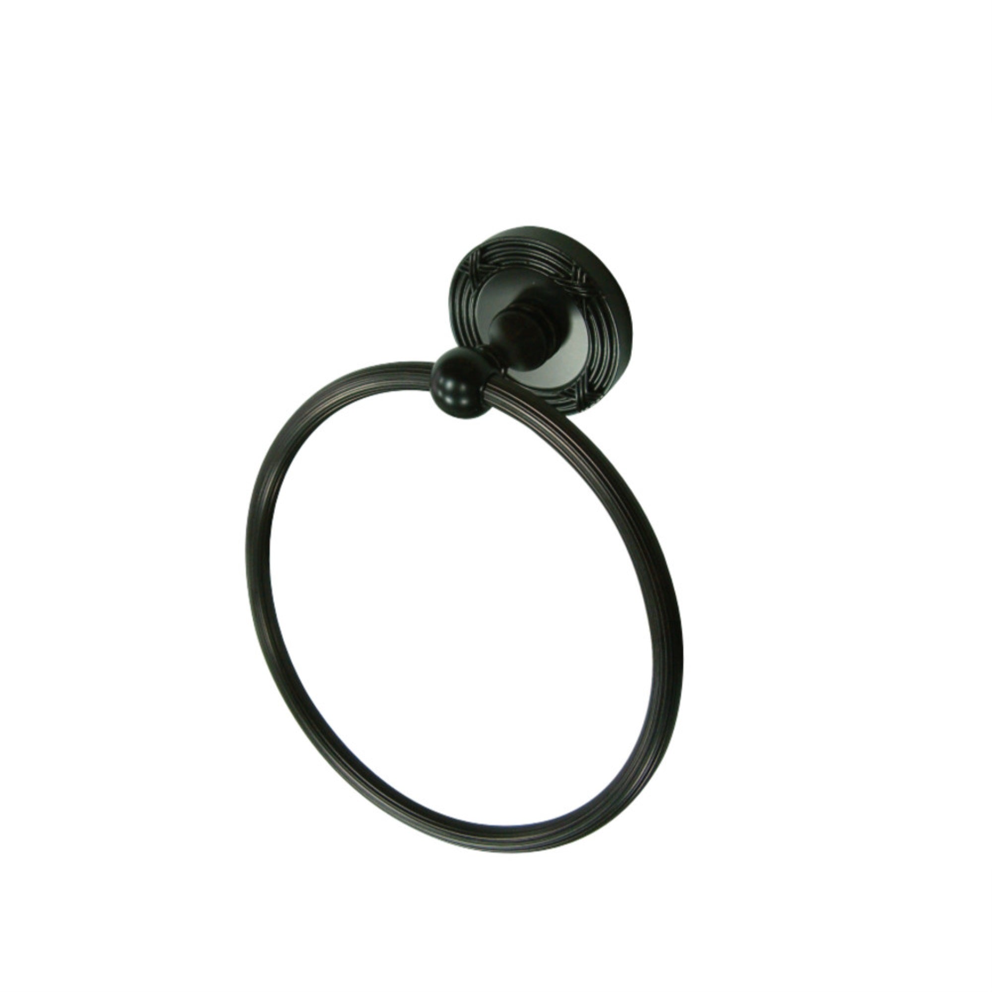 Kingston Brass Ba9314Orb Georgian Towel Ring, Oil Rubbed Bronze