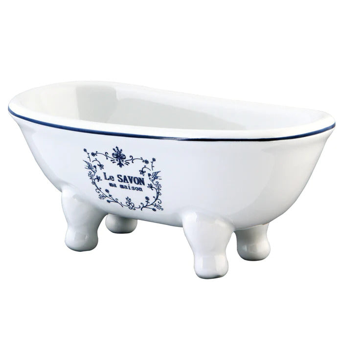 Aqua Eden Batubdsw Le Savon 6'' Double Slipper Clawfoot Tub Decorative Soap Dish