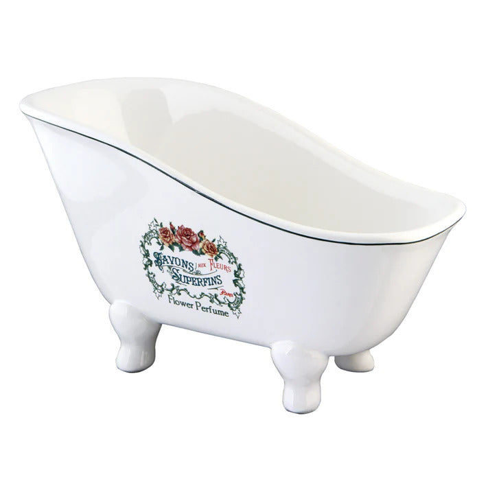 Aqua Eden Batubssw Savons Superfins 8'' Slipper Clawfoot Tub Decorative Soap Dish