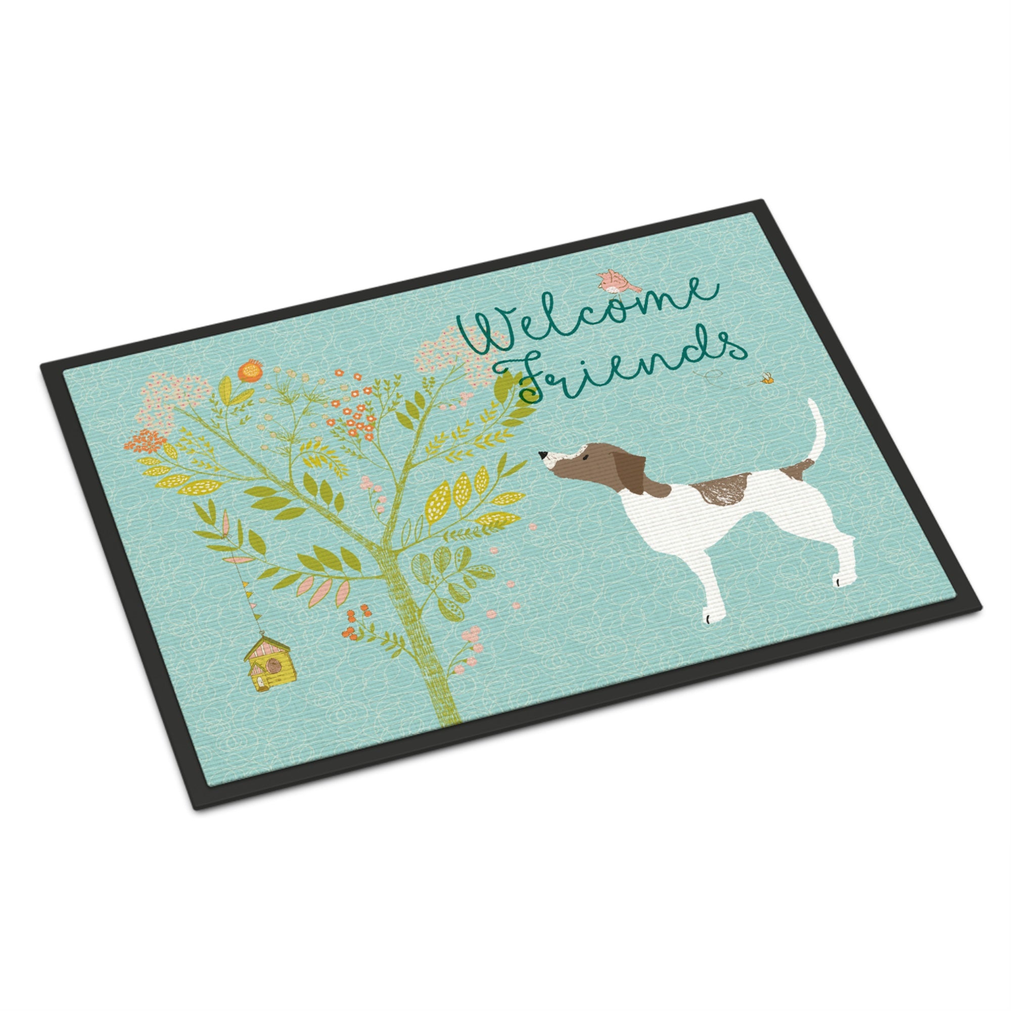 'Caroline'S Treasures Welcome Friends Pointer Doormat, 18Hx27W, Multicolor''
