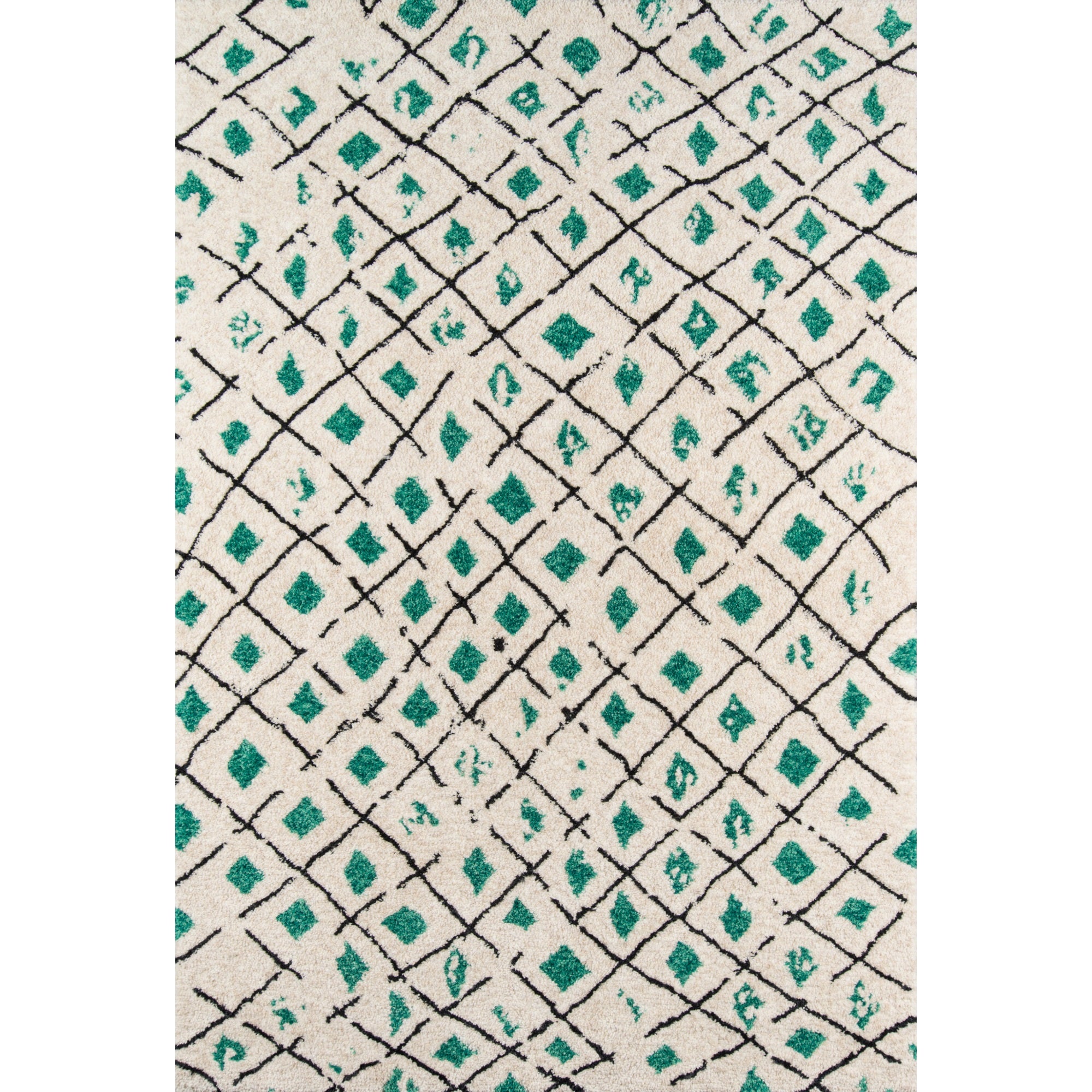 Novogratz Bungalow Bun-2 Green Tallulah 2'3'' X 8' Runner