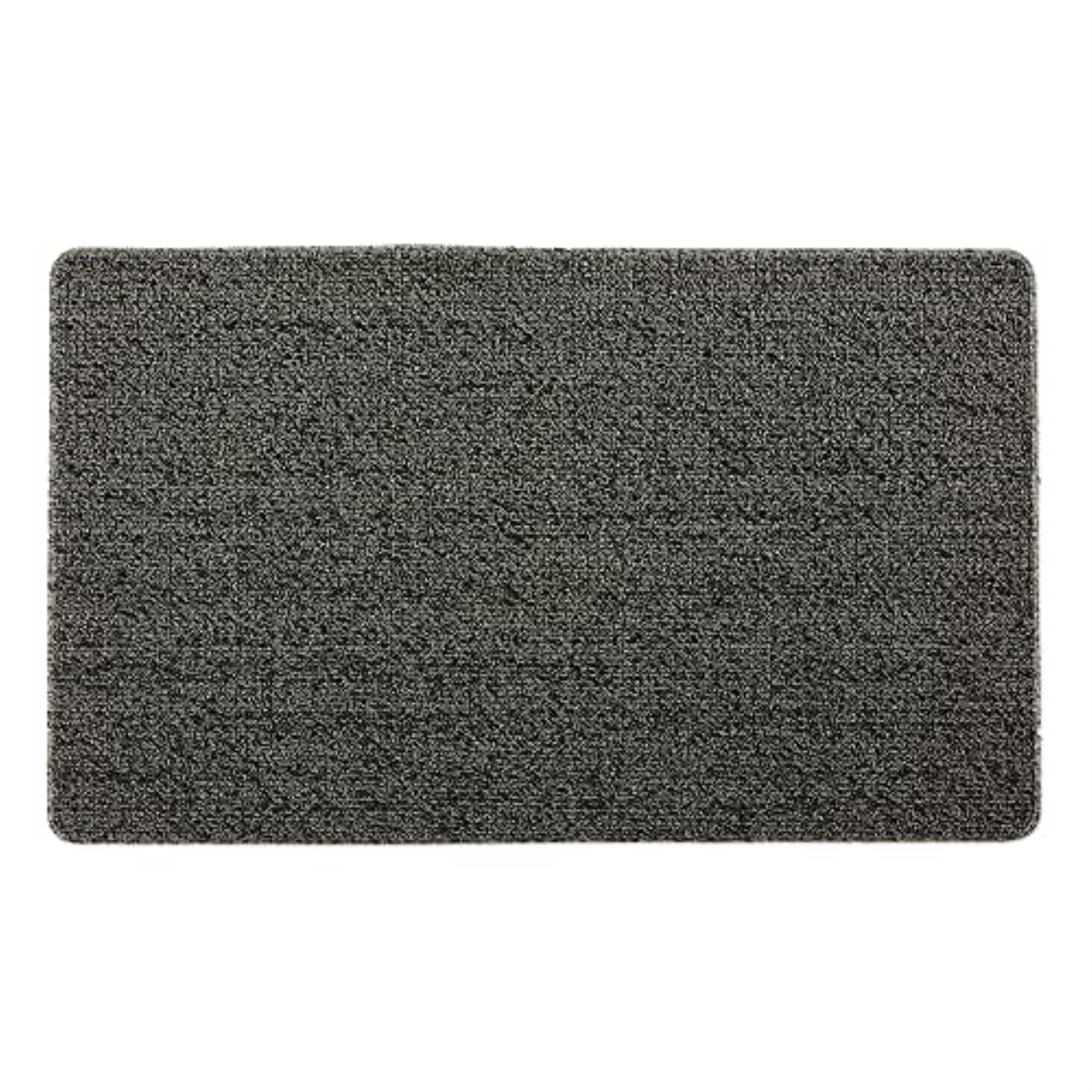 Dii Heathered Black Tufted Loop Textilene Mat 17.75X29.5 Inches