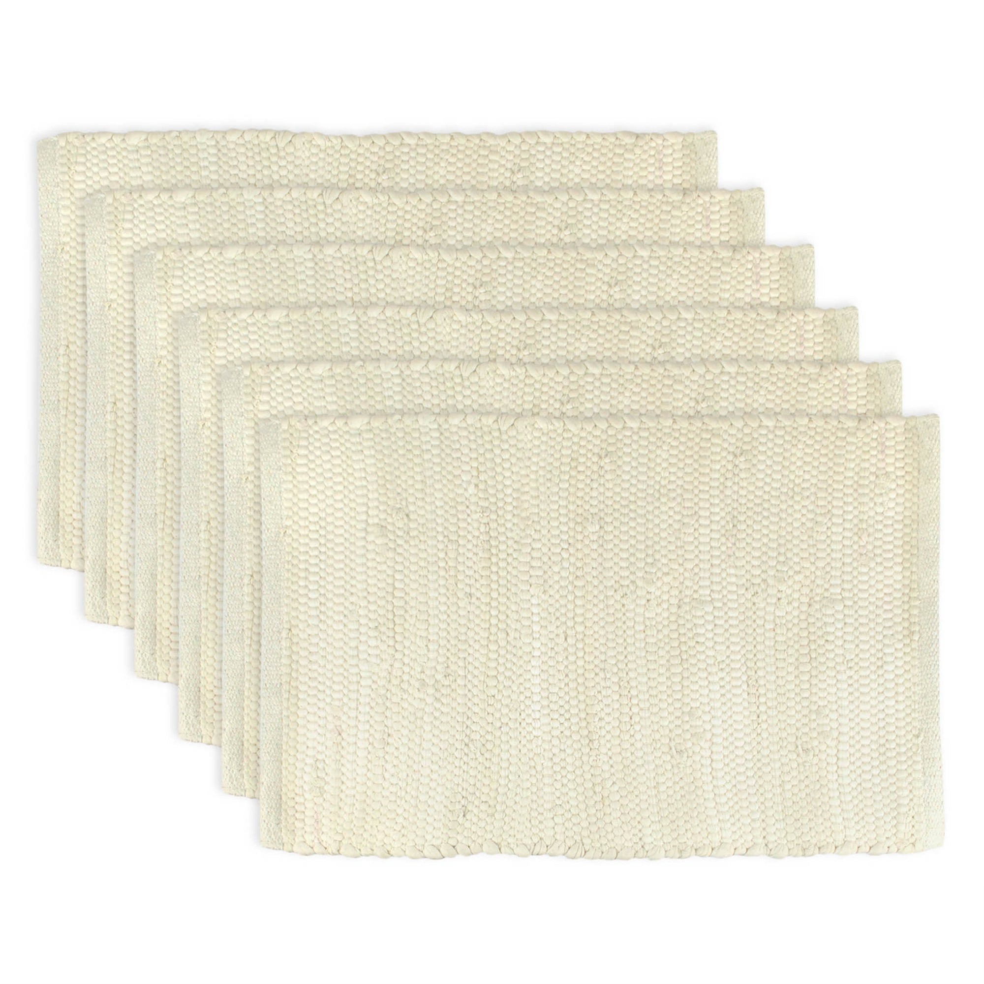 Placemat Chindi Set Of 6 Natural