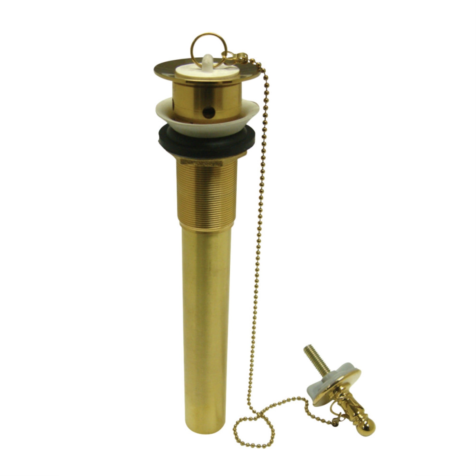 Kingston Brass Cc1002 Pull-Out Bathroom Drain Without Overflow, 20 Gauge, Polished Brass