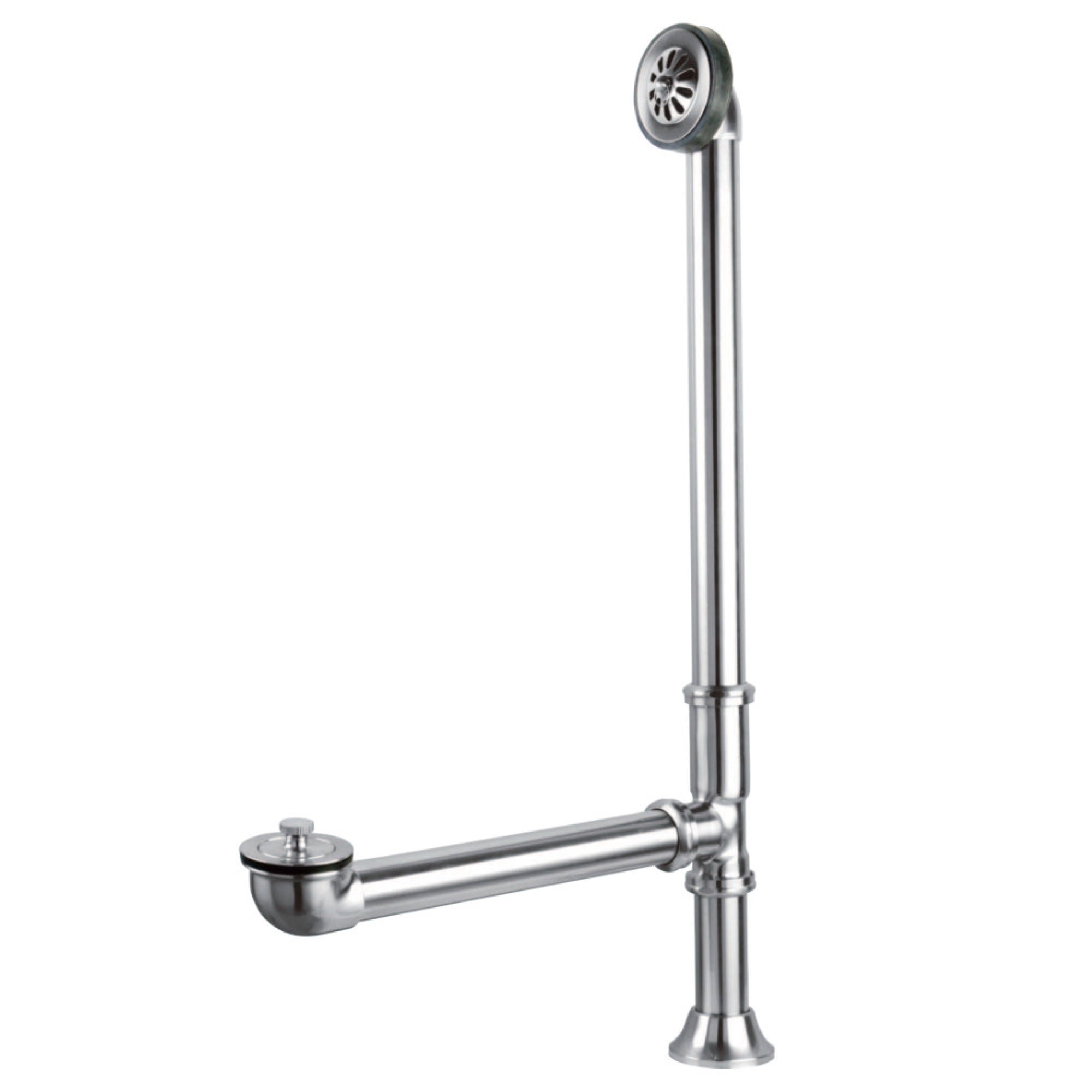 Kingston Brass Cc2081 Clawfoot Tub Waste & Overflow Drain, Polished Chrome