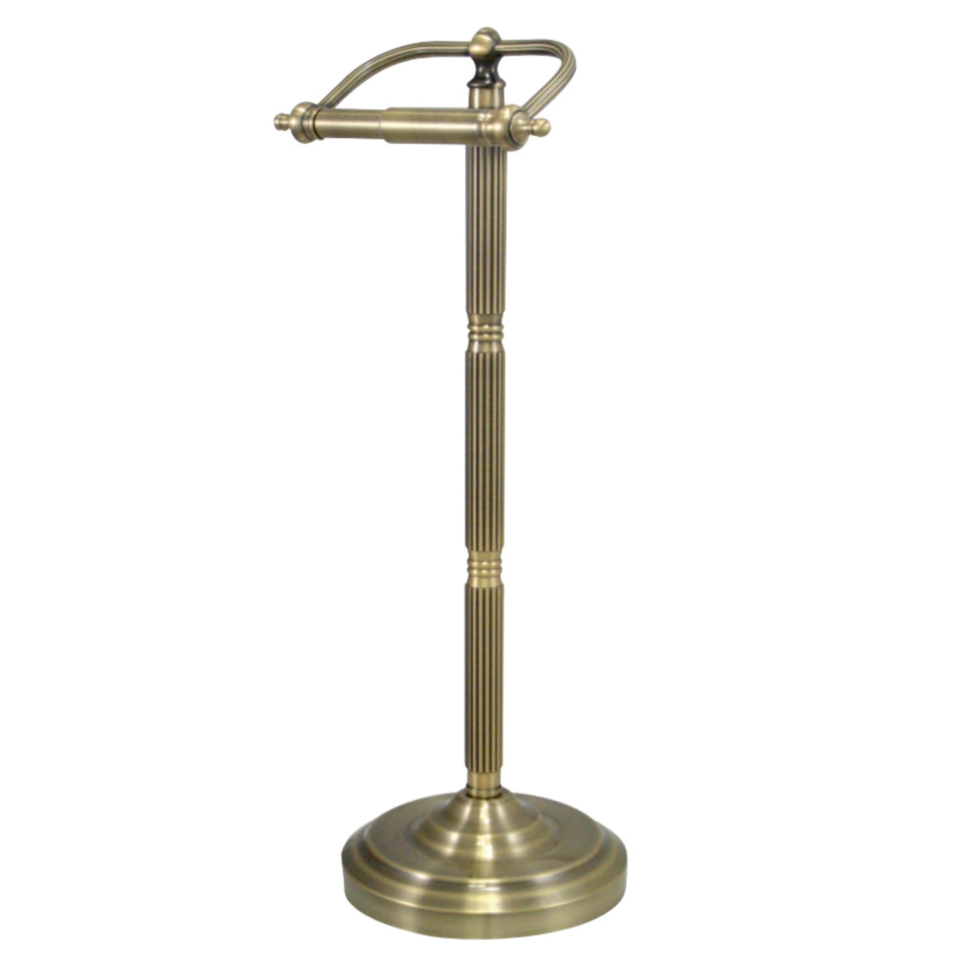 Kingston Brass Cc2103 Georgian Freestanding Toilet Paper Holder, Antique Brass