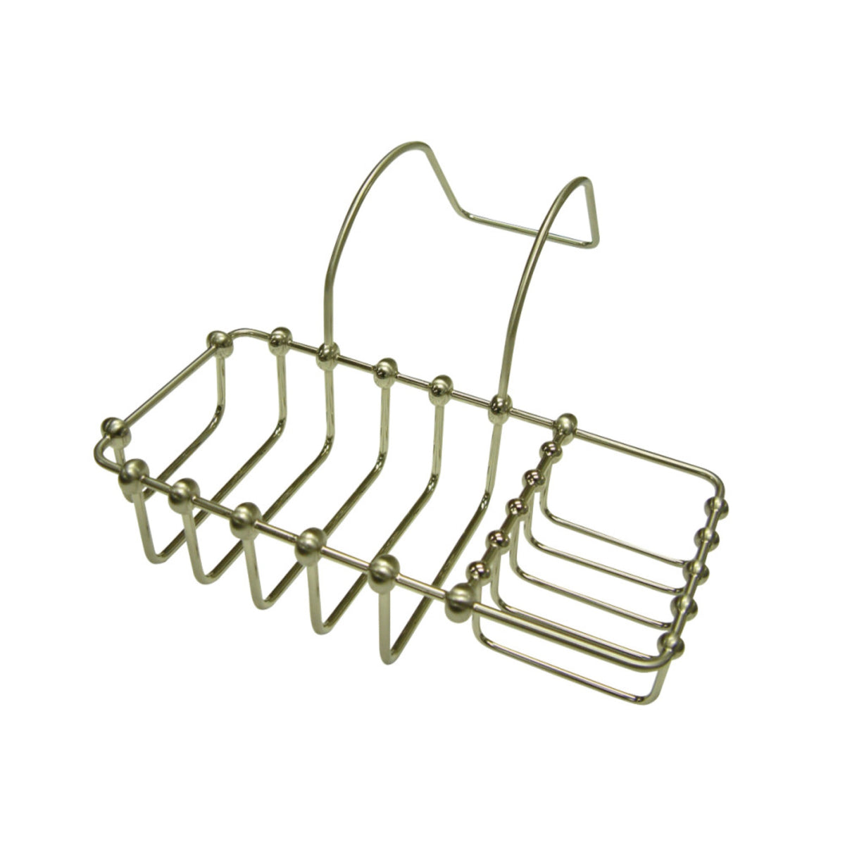 Kingston Brass Cc2168 8'' Clawfoot Bath Soap And Sponge Holder, Brushed Nickel
