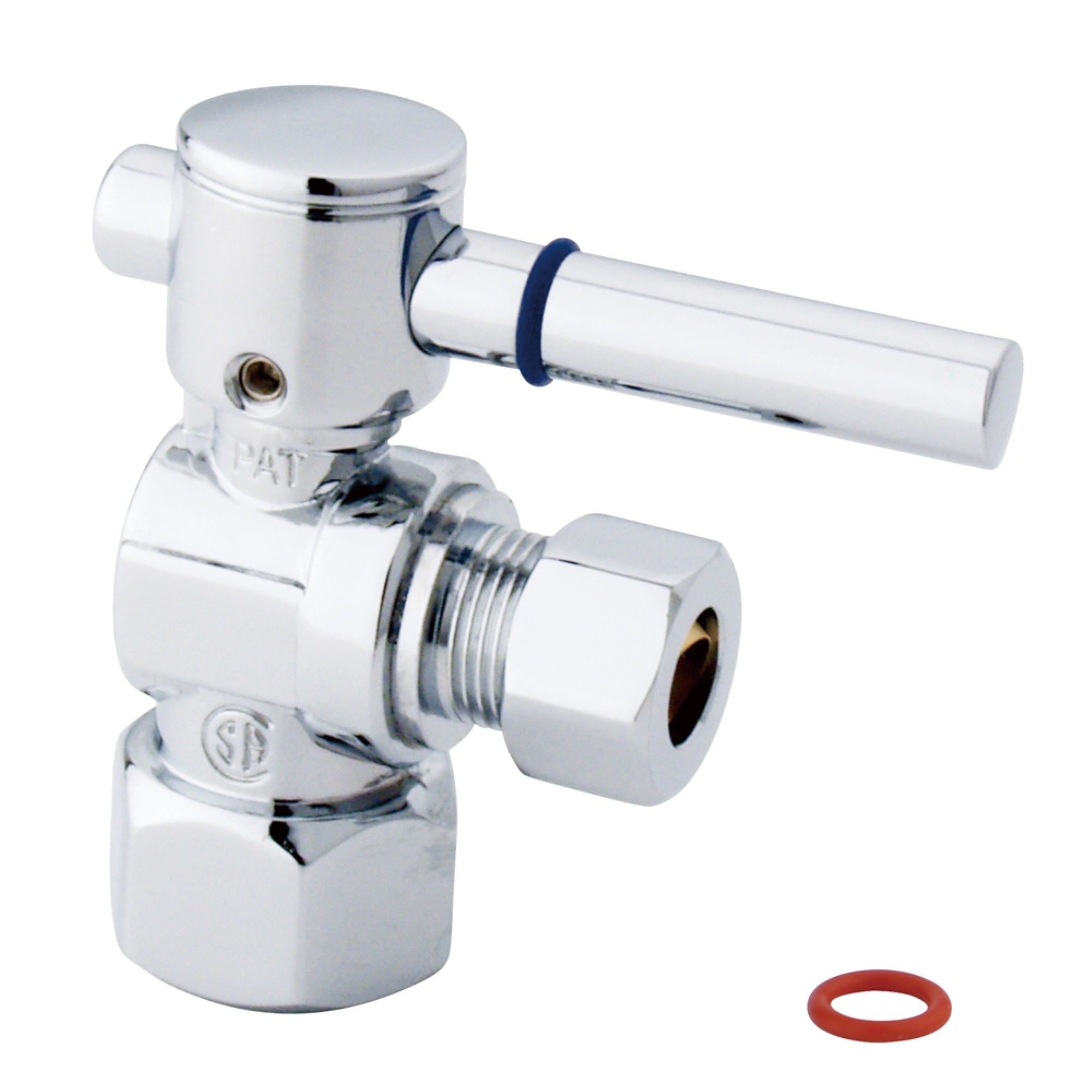 Fauceture Cc43101Dl 1/2'' Fip X 3/8'' O.D. Compression Angle Valve, Polished Chrome