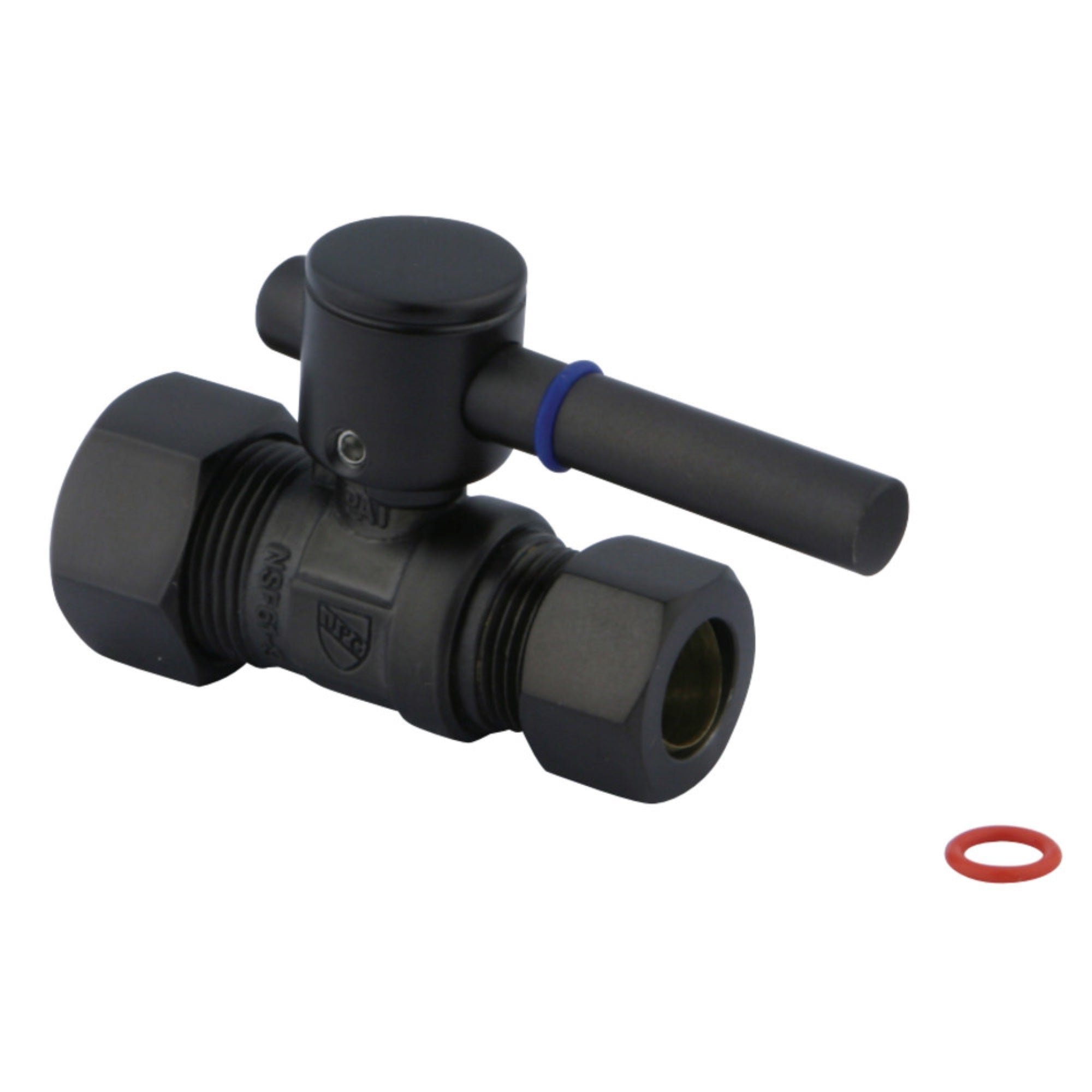 Fauceture Cc44455Dl 5/8'' Ips, 1/2'' O.D. Compression Straight Valve, Oil Rubbed Bronze