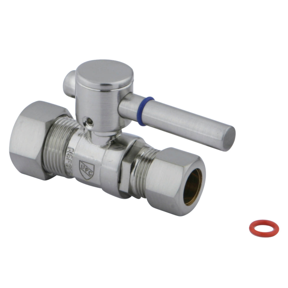 Fauceture Cc44458Dl 5/8'' Ips, 1/2'' O.D. Compression Straight Valve, Brushed Nickel