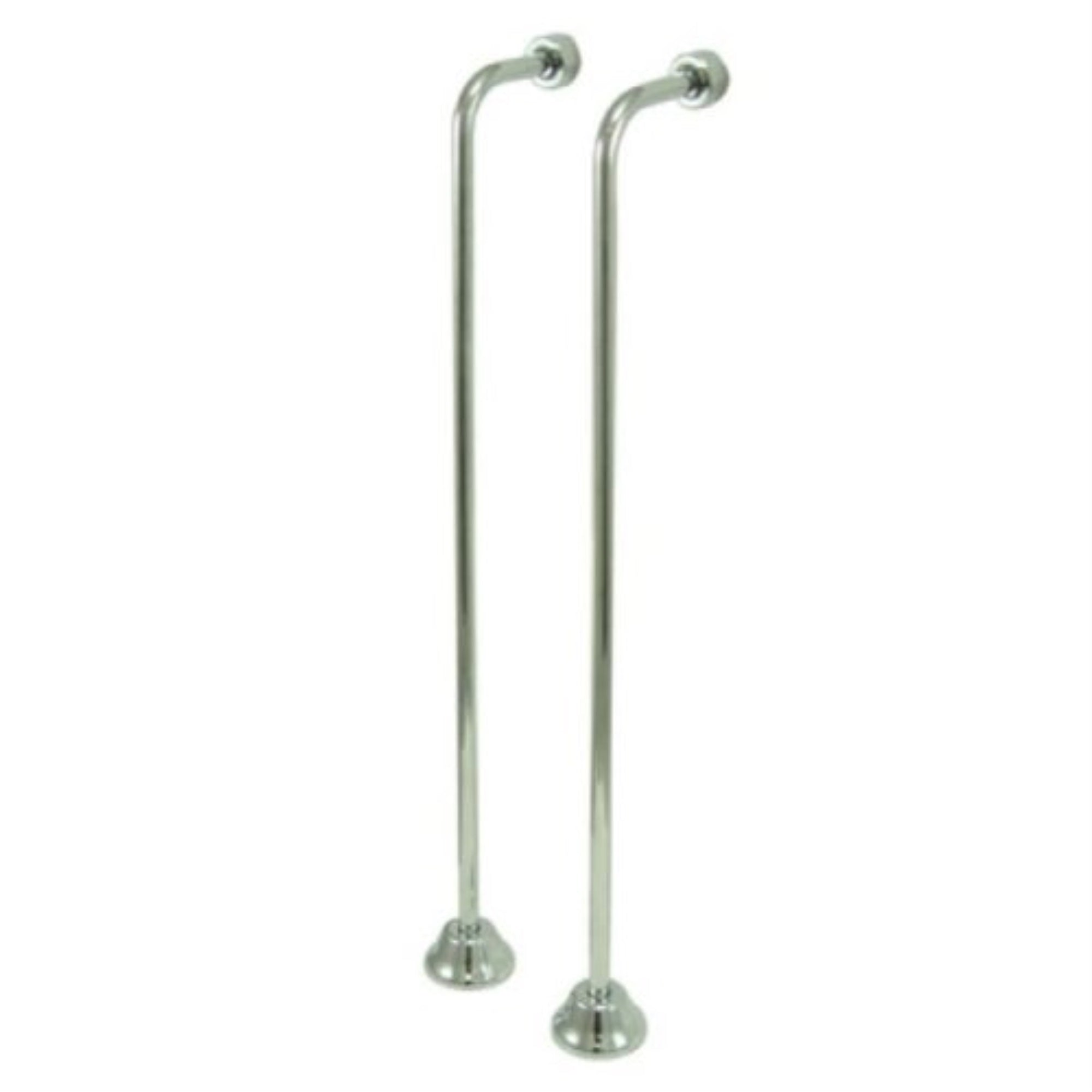 Kingston Brass Cc461 Single Offset Bath Supply, Polished Chrome