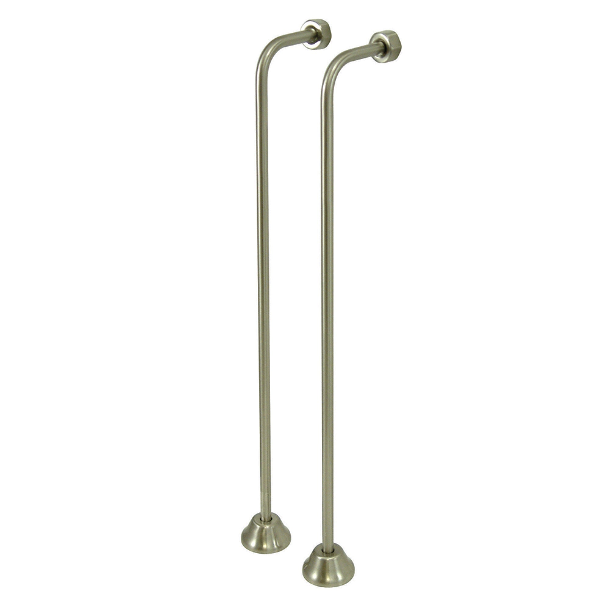 Kingston Brass Cc468 Single Offset Bath Supply, Brushed Nickel