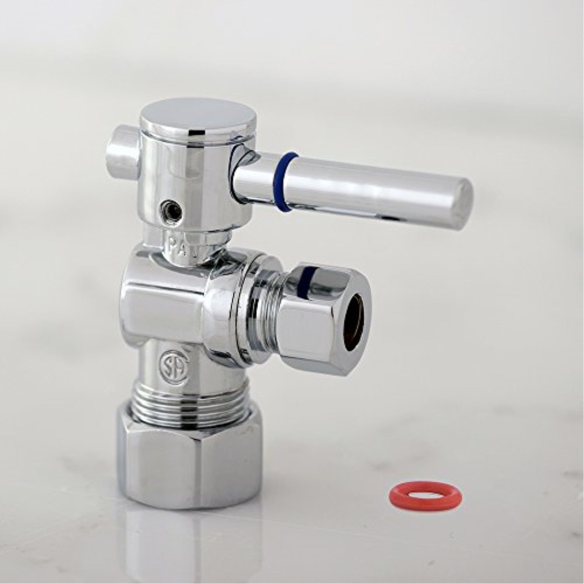 Fauceture Cc53301Dl 5/8'' O.D. Compression X 3/8'' O.D. Compression Angle Valve, Polished Chrome