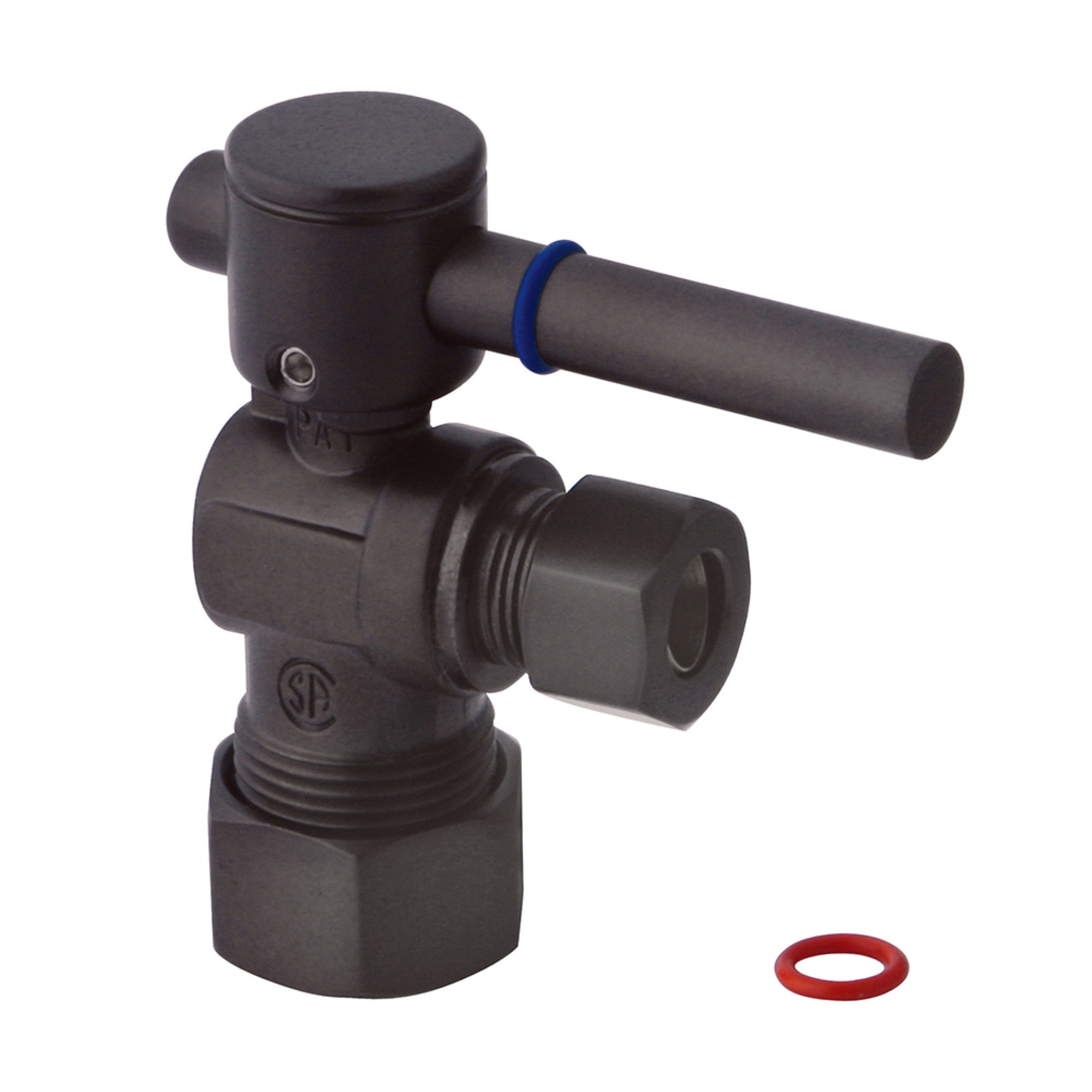 Fauceture Cc53305Dl Quarter Turn Valves (5/8-Inch X 3/8-Inch Od Compression), Oil Rubbed Bronze