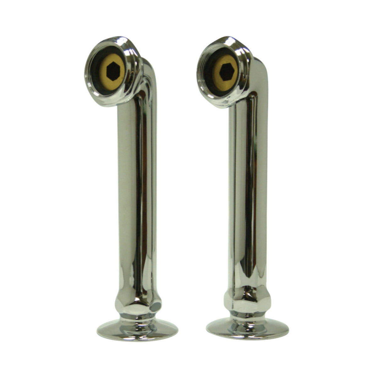 Kingston Brass Cc6Rs1 6'' Riser For Leg Tub Filler, Polished Chrome