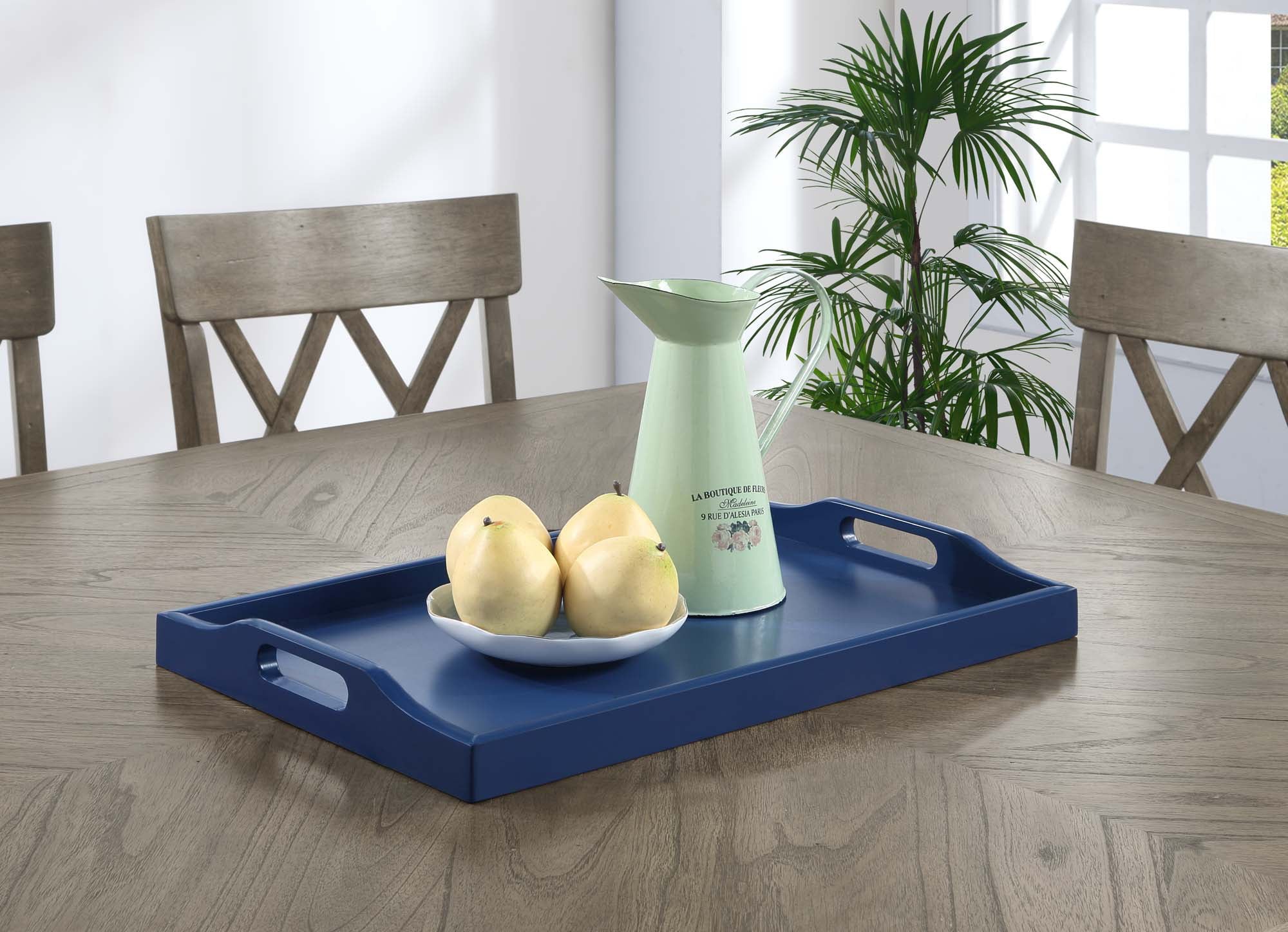 Convenience Concepts 501139Cbe Designs2Go Serving Tray Cobalt Blue