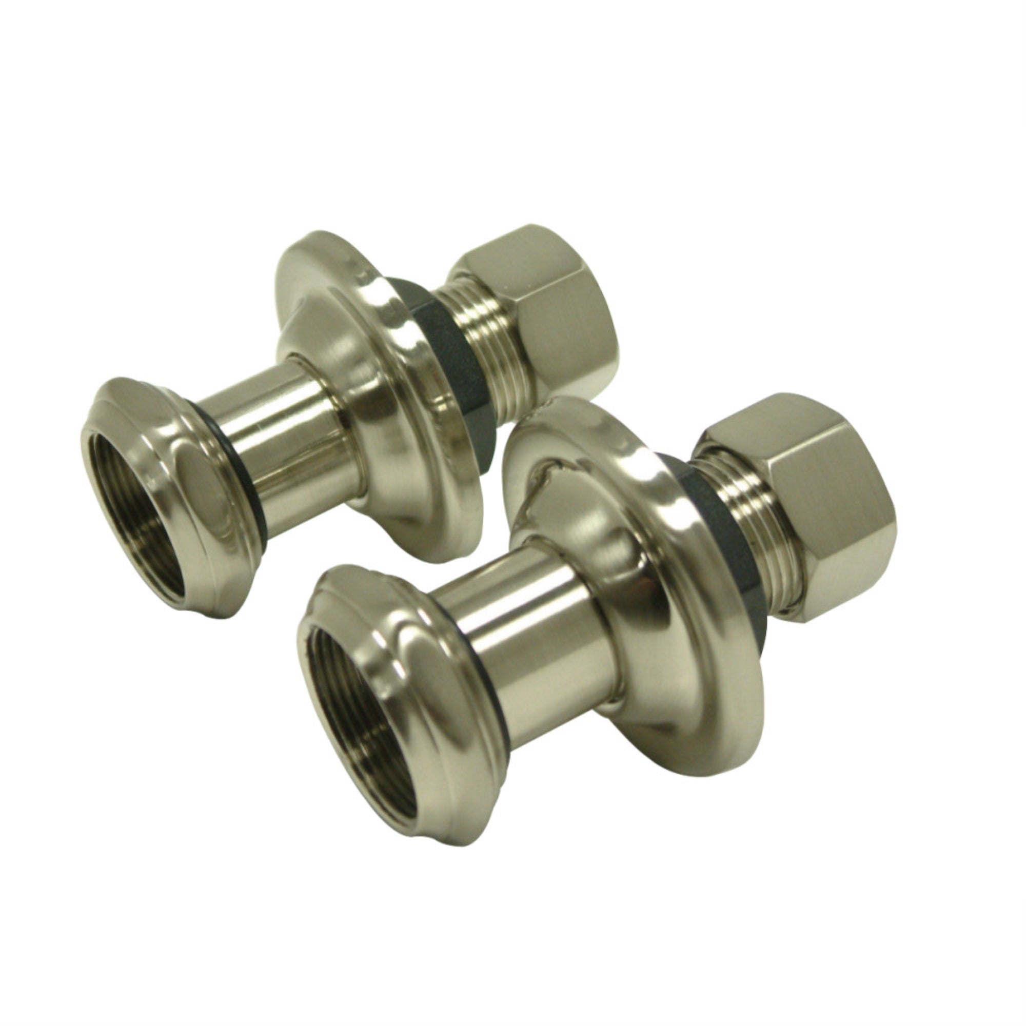 Kingston Brass Ccu4108 1-3/4'' Wall Union Extension, Brushed Nickel