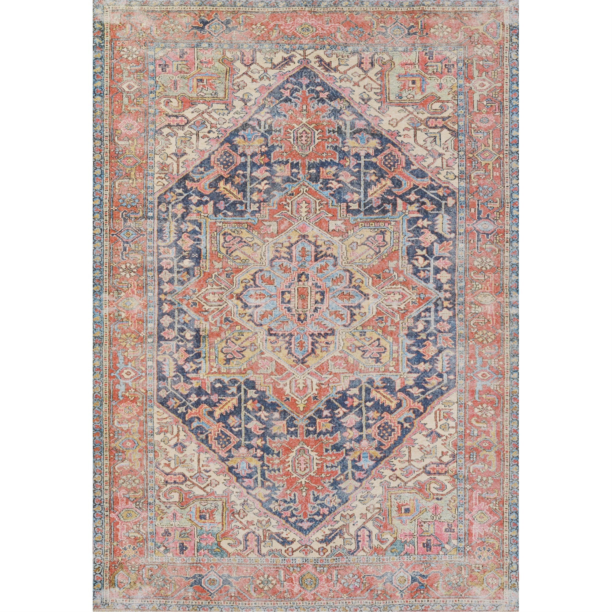 Momeni Chandler Medallion Area Rug, 2' X 3', Navy