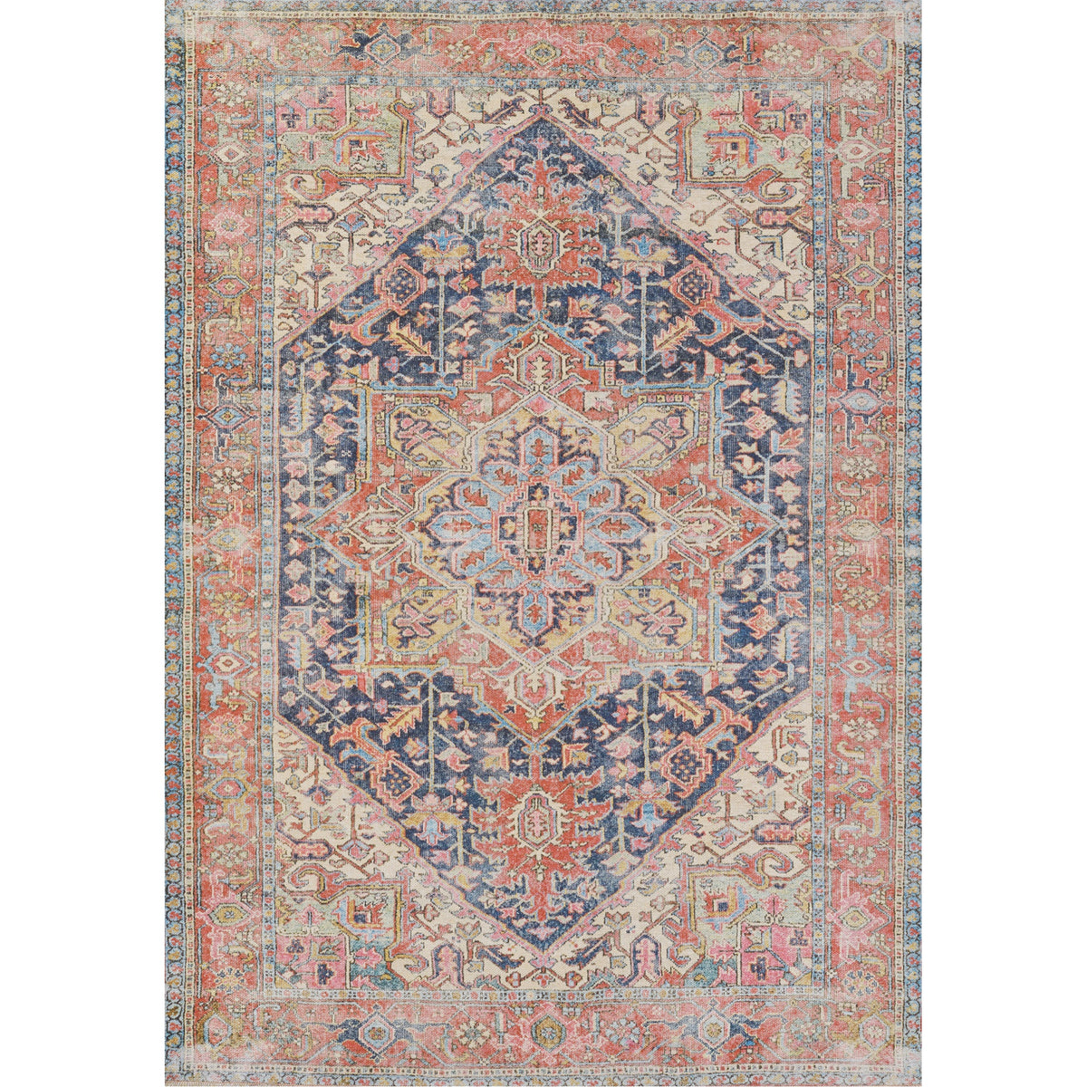 Momeni Chandler Medallion Area Rug, 2' X 3', Navy