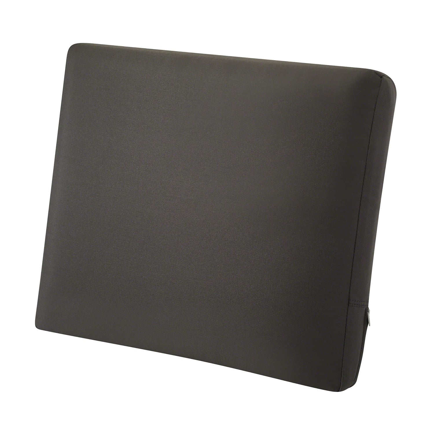 Classic Accessories Ravenna Patio Back Cushion Slip Cover & Foam - Durable Outdoor Cushion, Espresso, 21''W X 20''H X 4''Thick
