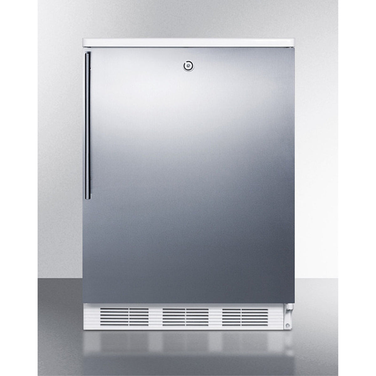 Freestanding Refrigerator-Freezer For General Purpose Use, With Dual Evaporator Cooling, Cycle Defrost, Lock, Ss Door, Thin Hand