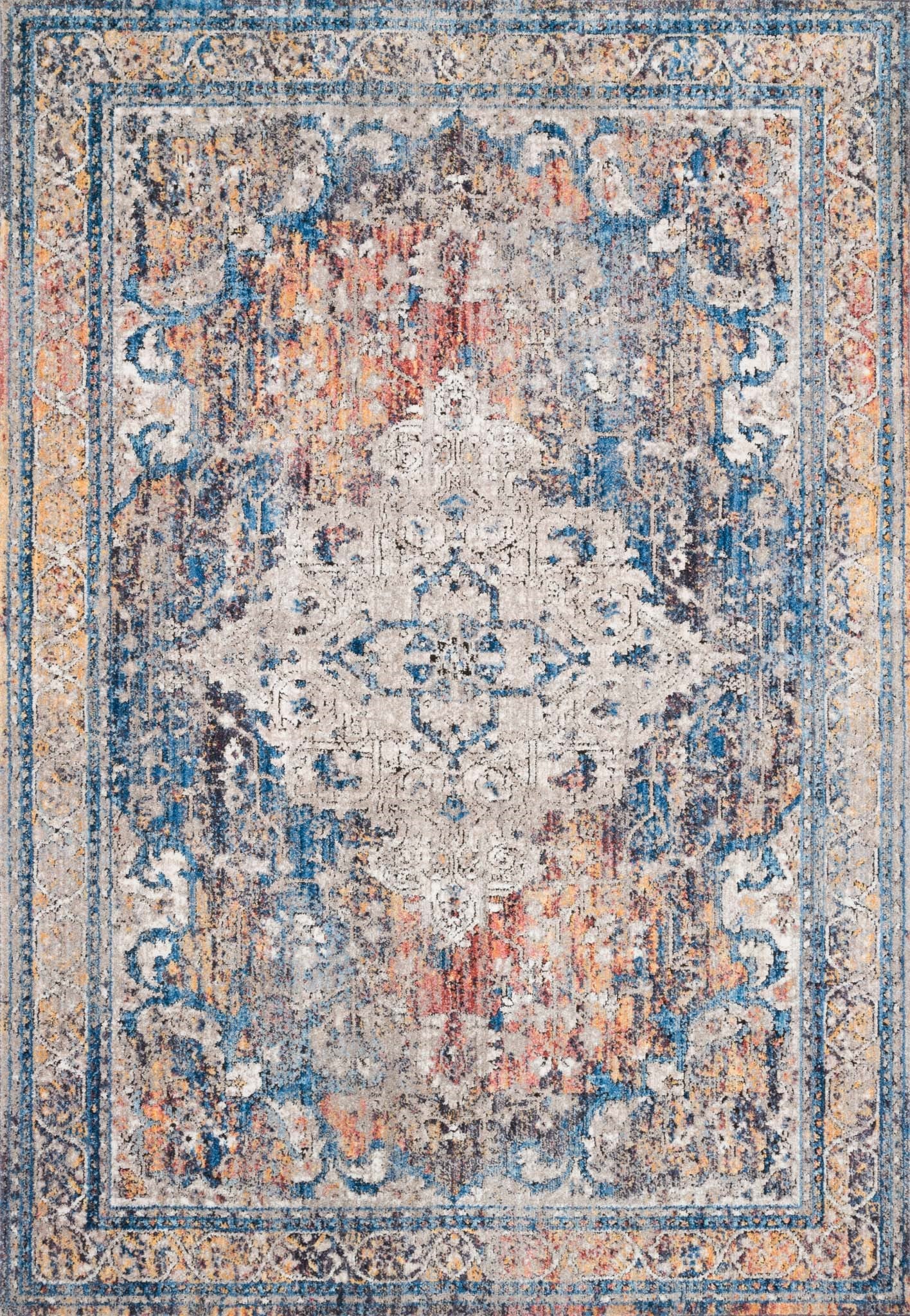 Dante 9'-6'' X 13'-3'' Rug, Multi / Stone